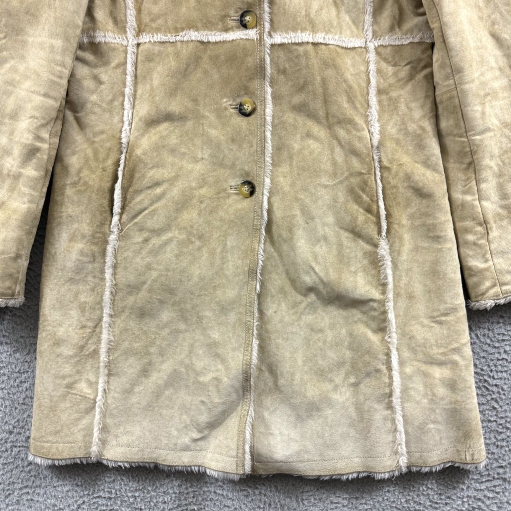 Jones New York VINTAGE Jones New York Coat Womens Small Brown Leather Suede 90s Sport Outdoor Fashion Bohemian Retro 90s City Designer Mens Womens Boys Girls Size S / US 4 / IT 40 - 2 Thumbnail