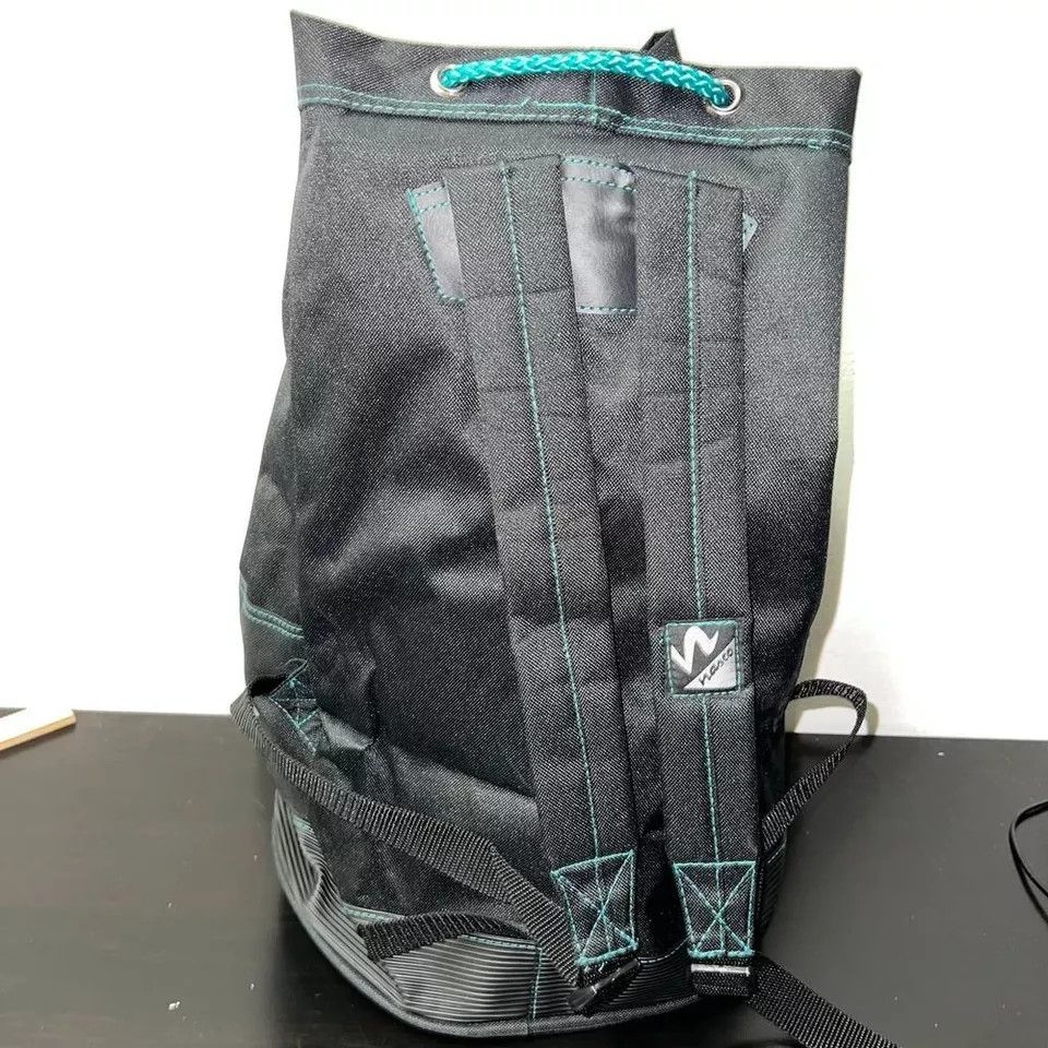Vintage Mighty Ducks Backpack Bag NHL Nasco Gym Sack Heavy Duty Size ONE SIZE - 6 Thumbnail