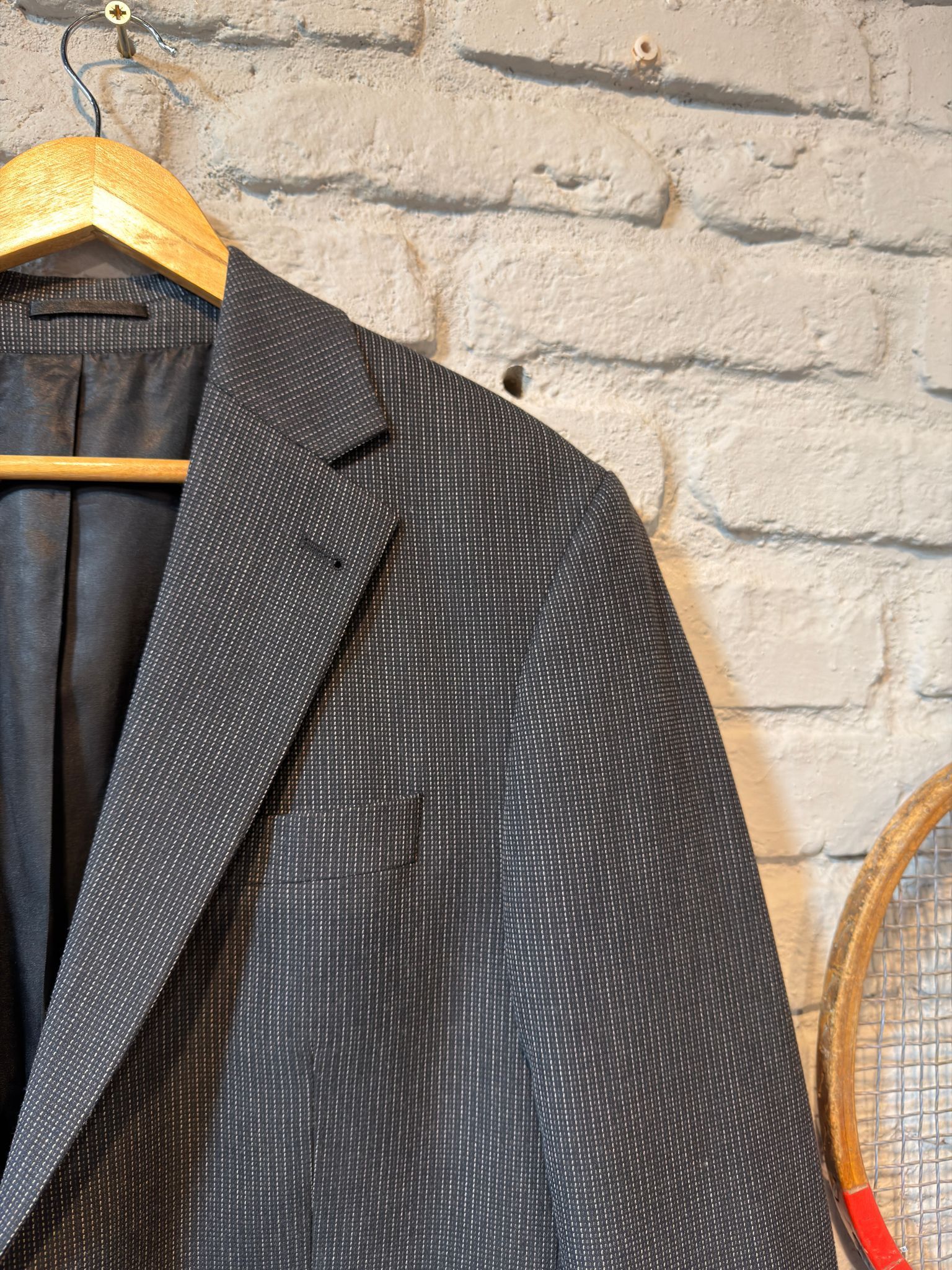 Cerruti 1881 Vintage Y2k Cerruti Wool blazer Woven in Italy Size 42R - 6 Thumbnail