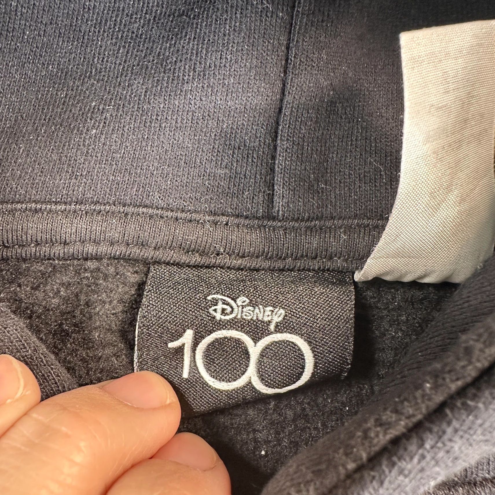 Disney Disney Hoodie Womens L Black Disney 100 Character Graphic Fleece Pullover Size L / US 10 / IT 46 - 5 Thumbnail