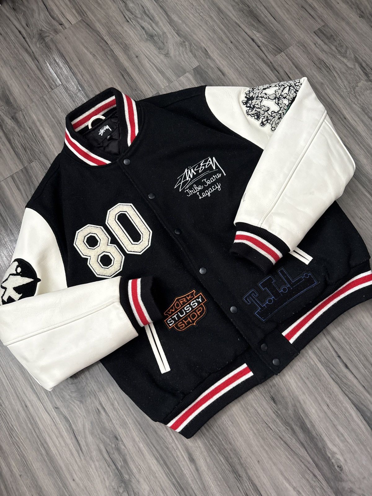 Stussy Stussy x Roc Star Varsity Jacket | Grailed