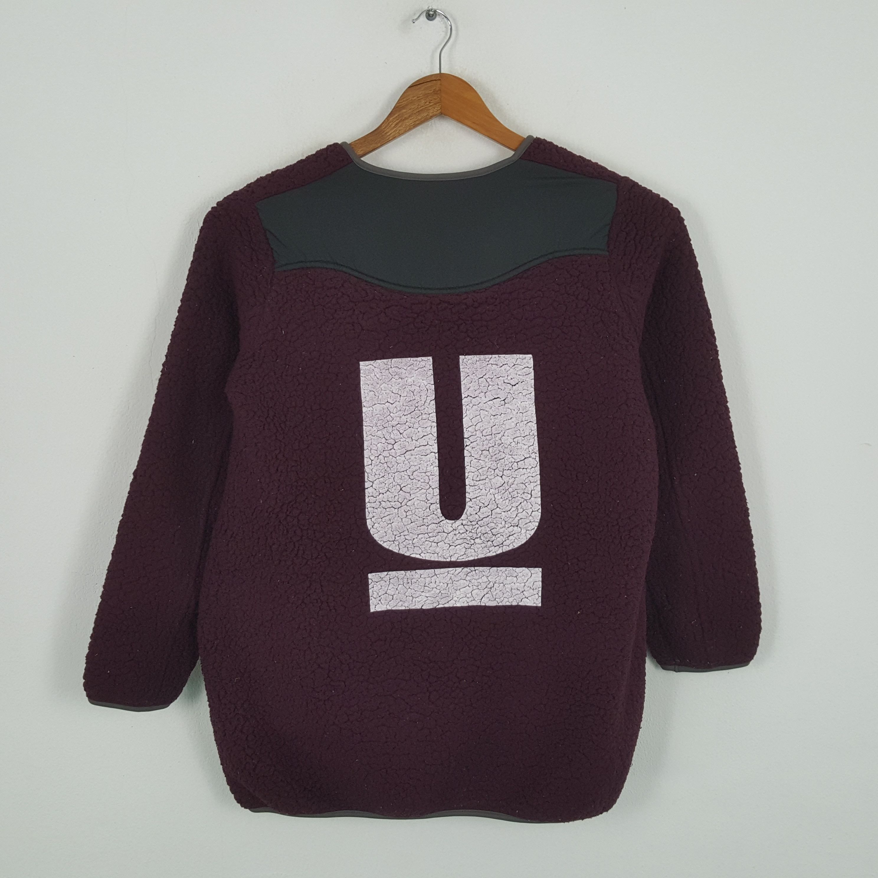 Japanese Brand × Undercover × Uniqlo Vintage UNDERCOVER x Japanese Brand Logo Sherpa Jacket Size US M / EU 48-50 / 2 - 1 Thumbnail