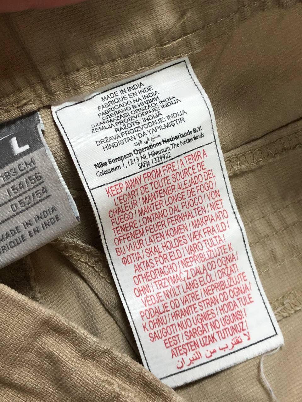 Nike NIKE Y2K beige denim shorts Vintage size L streetwear Size US 34 / EU 50 - 4 Thumbnail