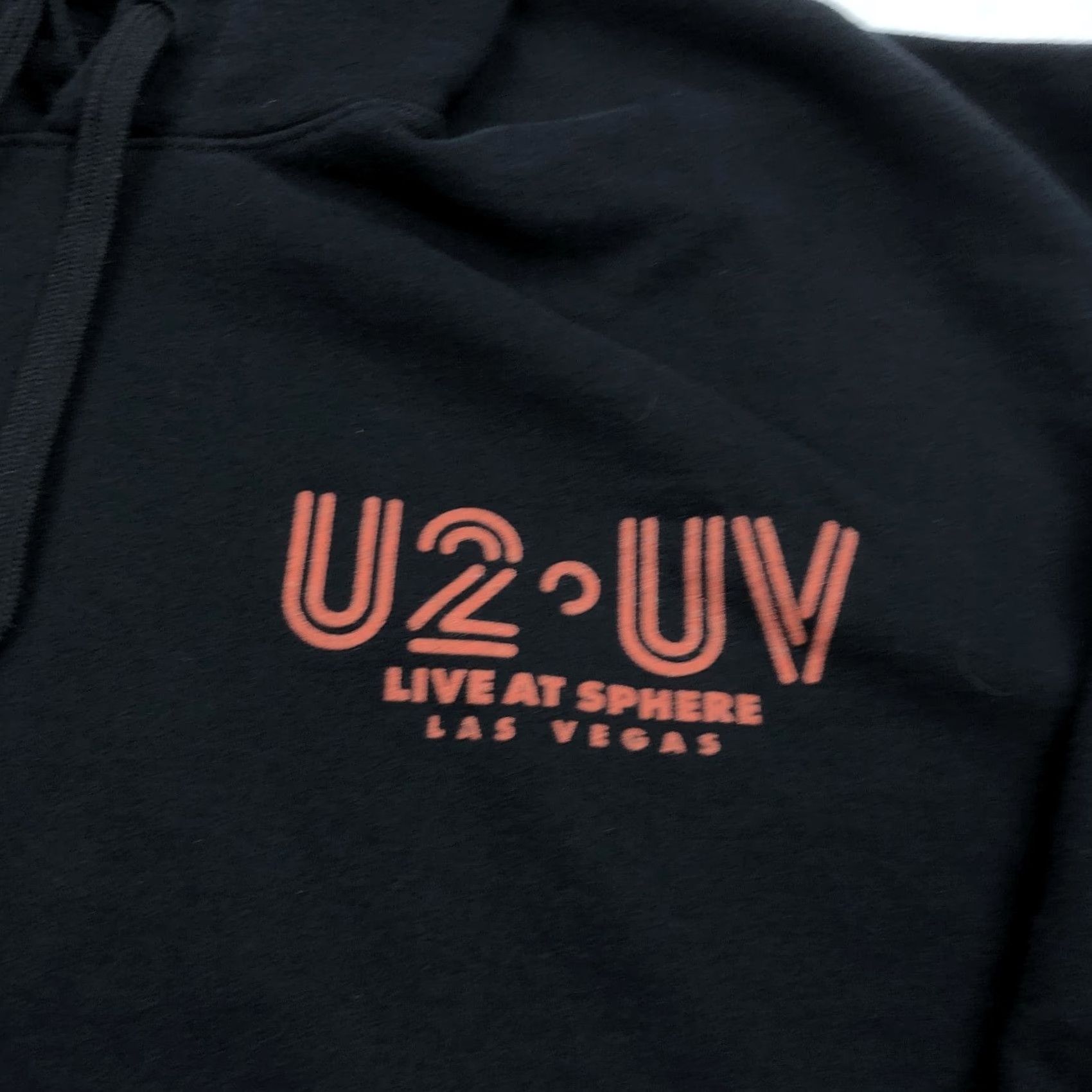 Gildan VINTAGE U2 UV Live at Sphere Las Vegas Hoodie Mens Black Size L Butterfly Size US L / EU 52-54 / 3 - 2 Thumbnail