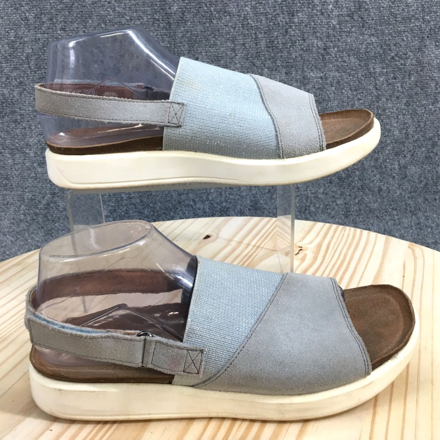 Rockport Rockport Sandals Womens 9.5 M Kyra Slingback Blue Leather Open Toe casual CI4824 Size US 10 / IT 40 - 2 Thumbnail