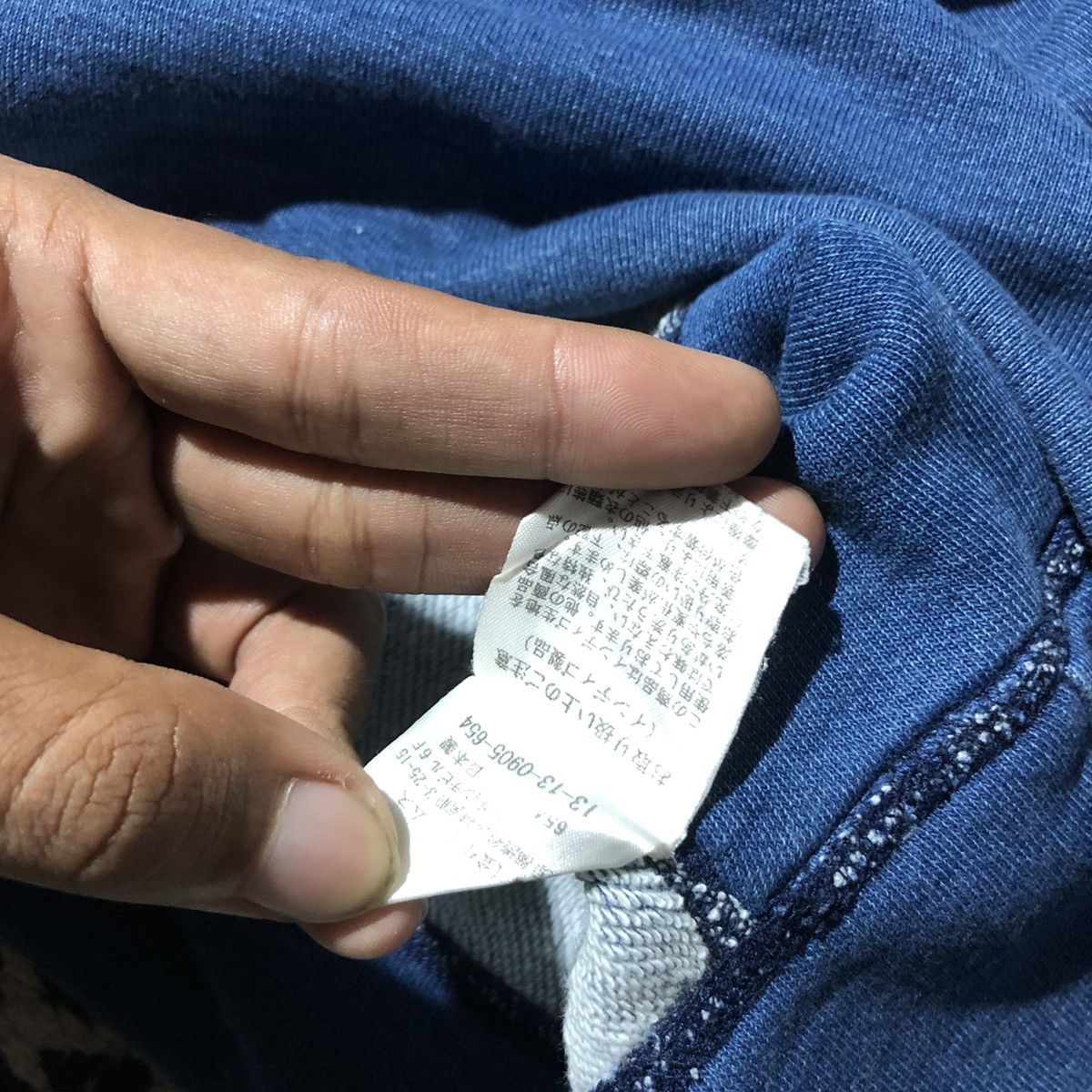 Beams Plus × Vintage Beams Boy Indigo Dyed Thermal Hoodie Size US S / EU 44-46 / 1 - 10 Thumbnail