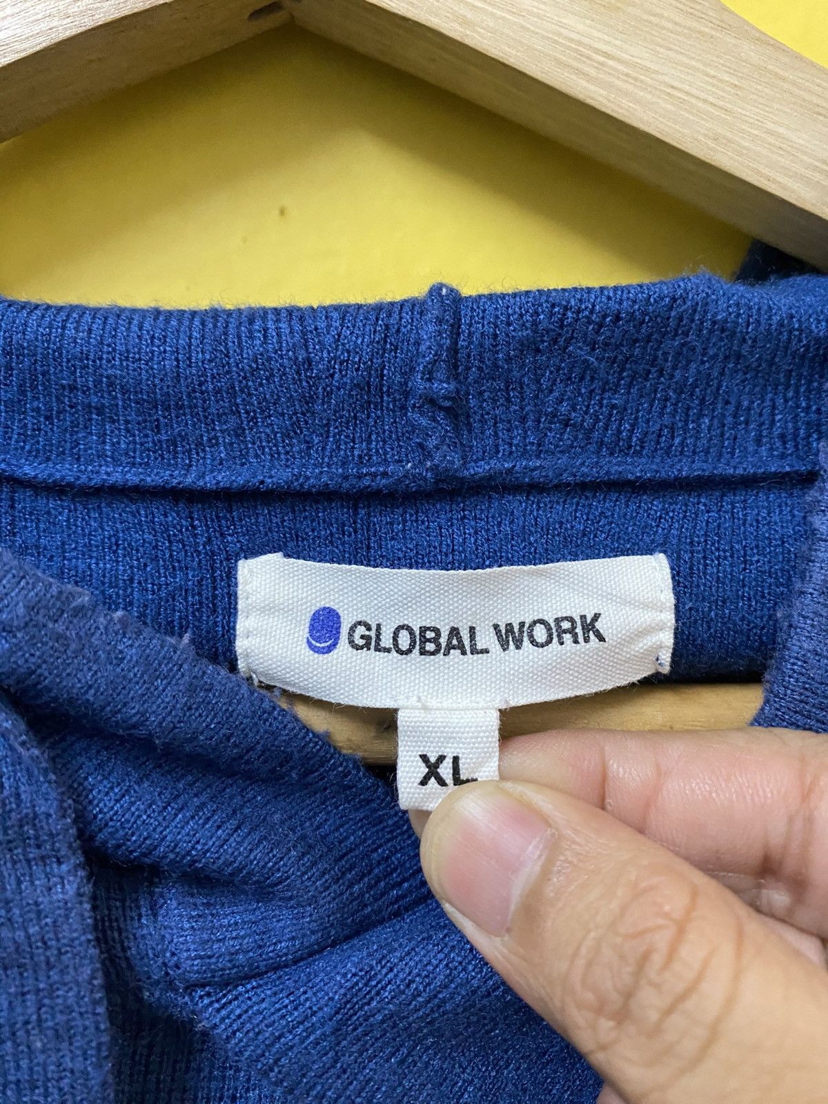 Global Work Plain Global Work Hoodie Blue Colour Size US XL / EU 56 / 4 - 4 Thumbnail
