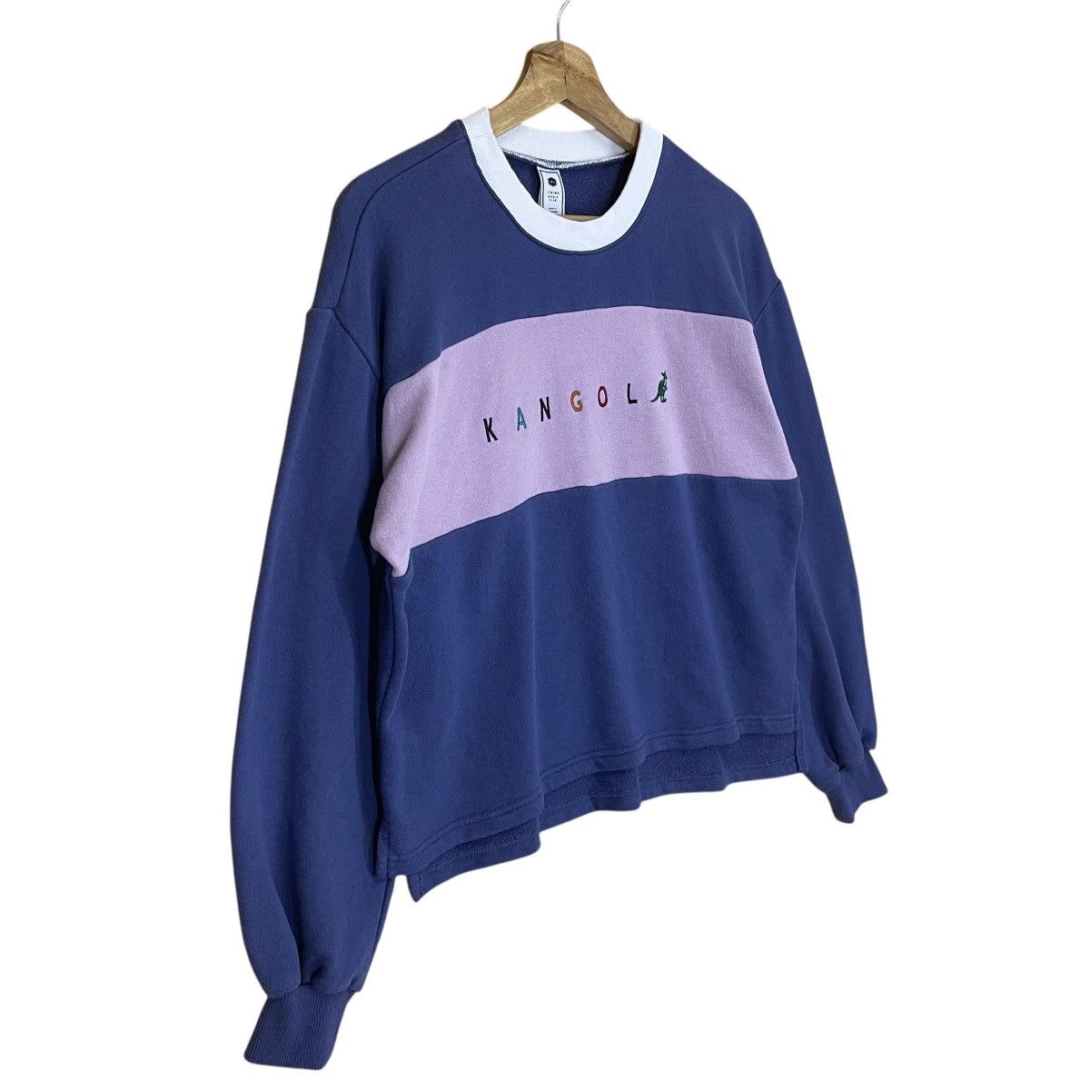 Japanese Brand × Kangol KANGOL PULLOVER CROPPED SWEATSHIRT Size US S / EU 44-46 / 1 - 2 Thumbnail