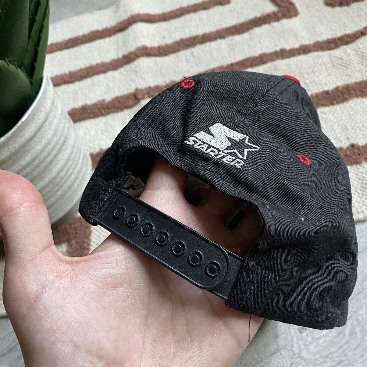 NBA × Vintage VINTAGE STARTER 90s CHICAGO BULLS NBA CAP Size ONE SIZE - 3 Thumbnail