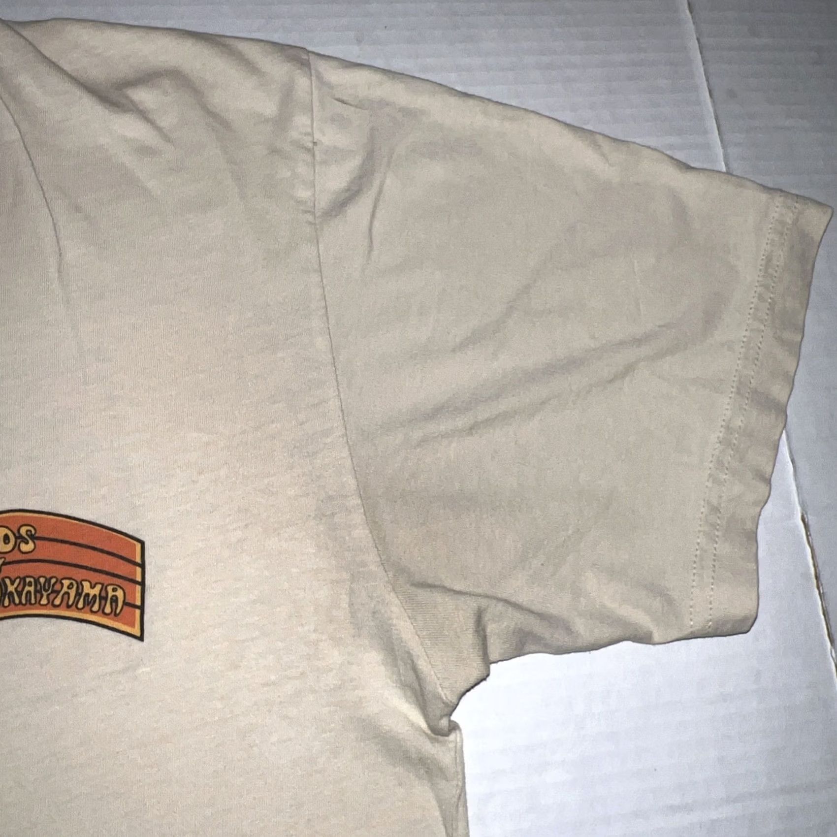 Logo 7 VINTAGE Hawaiian Pro Designs T-Shirt Beig e Regular L Adult Mens Short Sleeve Crew Neck Graphic Print Logo 80s 90s Surfing Retro Beach Size US L / EU 52-54 / 3 - 5 Thumbnail