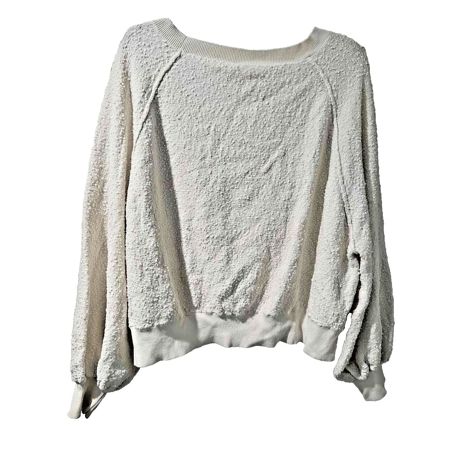 Free People Free People Women Sweater Cream Petite Small A000390 Size S / US 4 / IT 40 - 8 Thumbnail