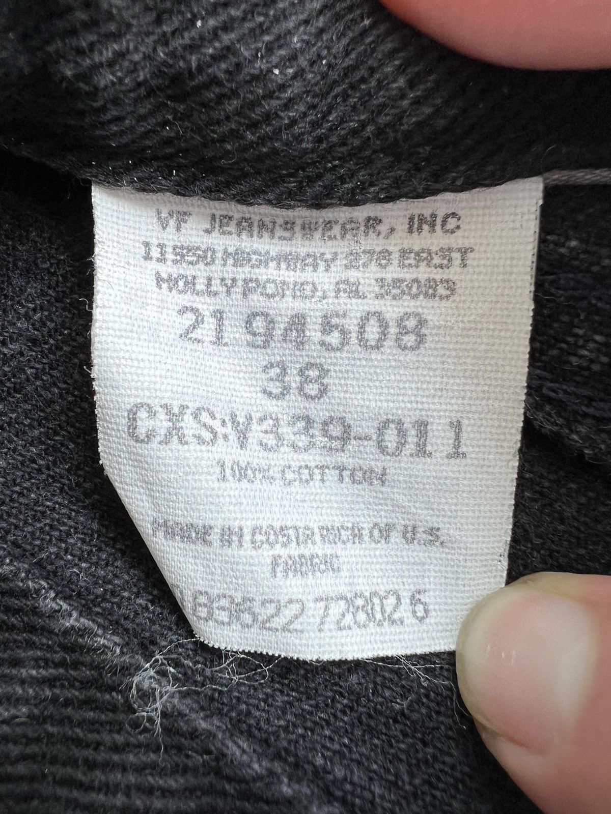Lee Vintage 90s Lee Black Denim Shorts Jorts Size US 38 / EU 54 - 3 Thumbnail