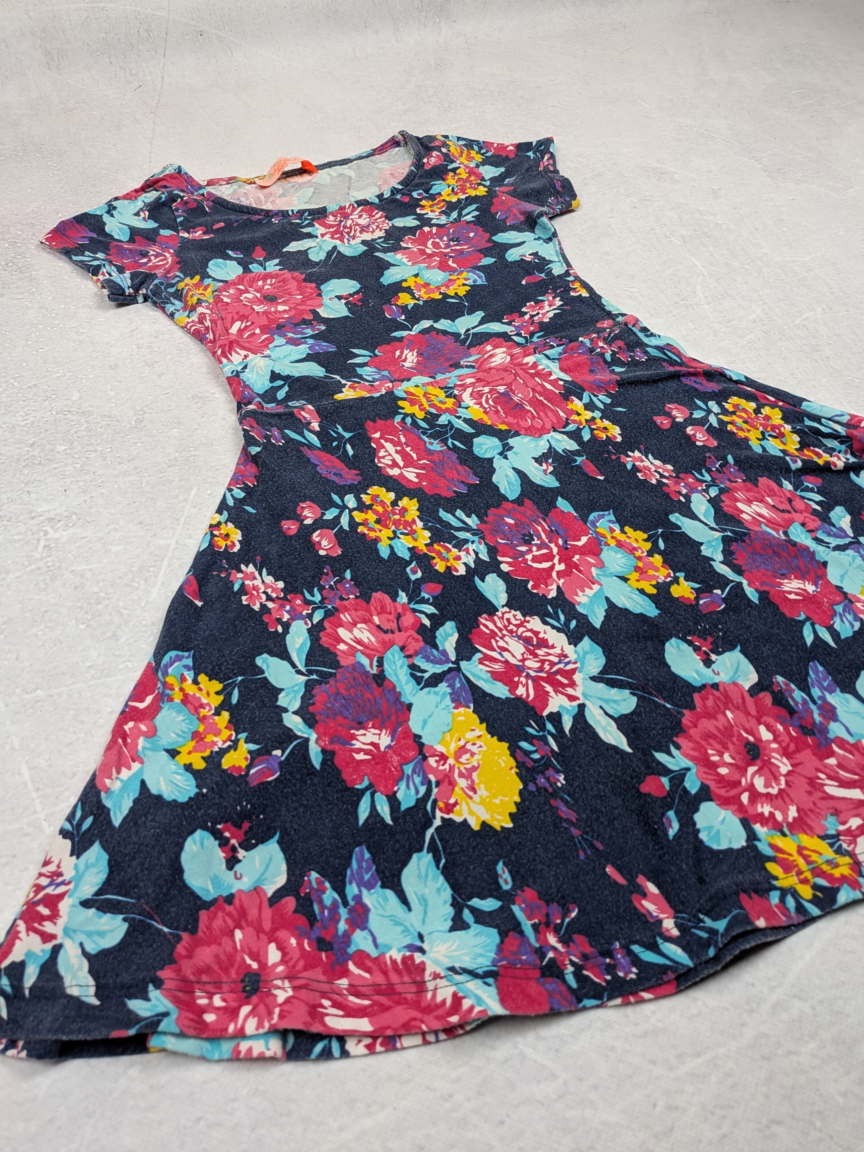 Other L.C.N. Angel Multicolor Floral Print Mini Dress Size S Size S / US 4 / IT 40 - 3 Thumbnail