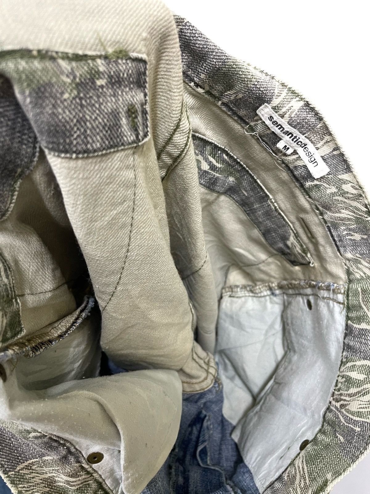 If Six Was Nine G.O.A design camo plus jeans by Semanticdesign Size US 34 / EU 50 - 10 Thumbnail