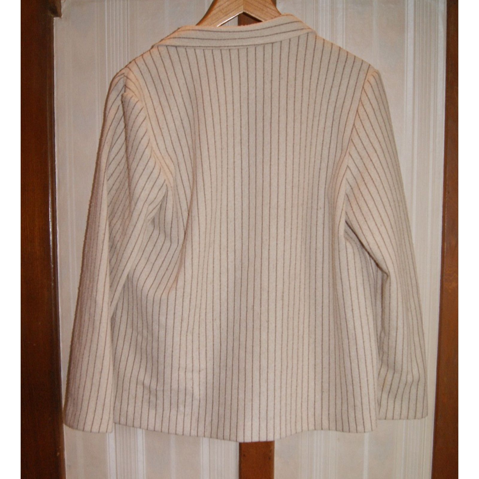 Vintage Vintage 80s Cape Cod Match Mates Blazer Jacket Womens 16 Tan Size XXL / US 16-18 / IT 52-54 - 4 Thumbnail