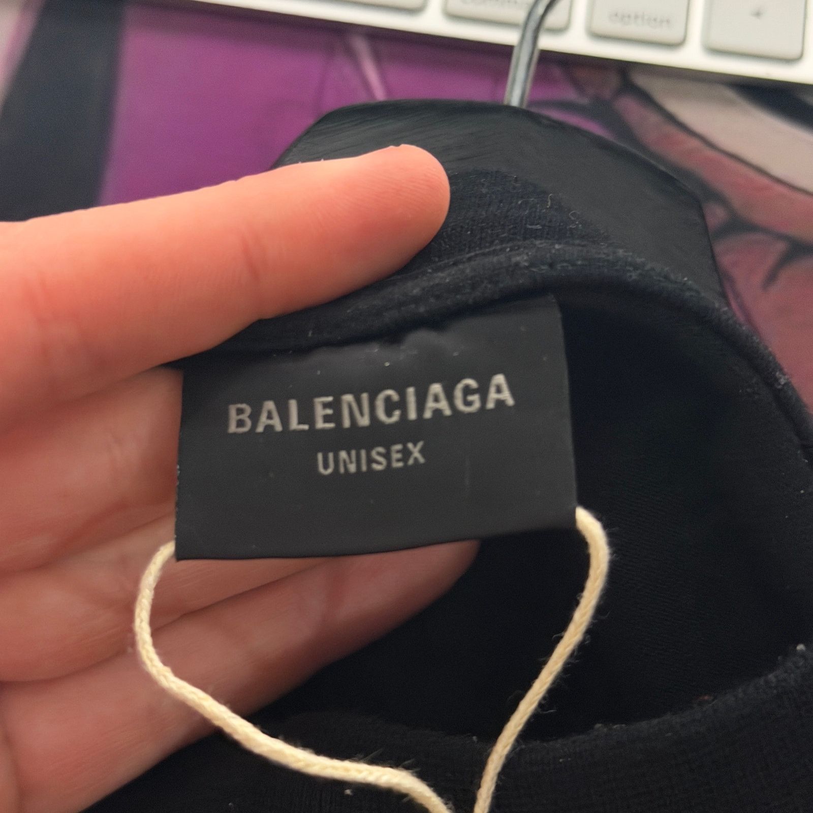 Balenciaga Balenciaga Phantom Logo T-Shirt Size US XXL / EU 58 / 5 - 3 Thumbnail