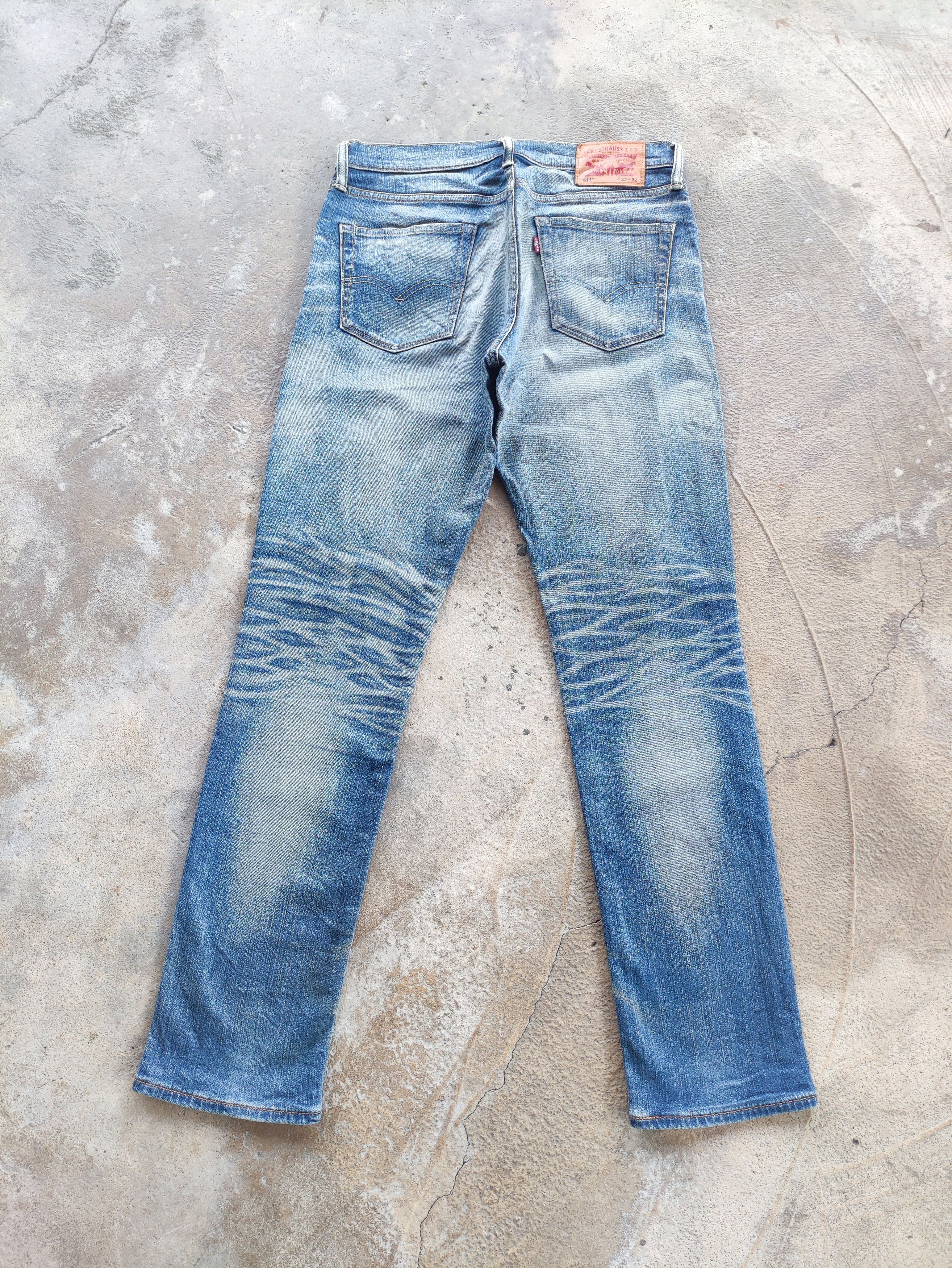 Jean × Levi's Vintage Levi's 511 Distressed Faded Denim Pants Jeans W32 Size US 32 / EU 48 - 8 Thumbnail