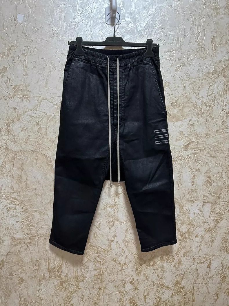 Rick Owens Rick Owens Waxed Cuffed Pants Size US 26 / EU 42 - 1 Thumbnail