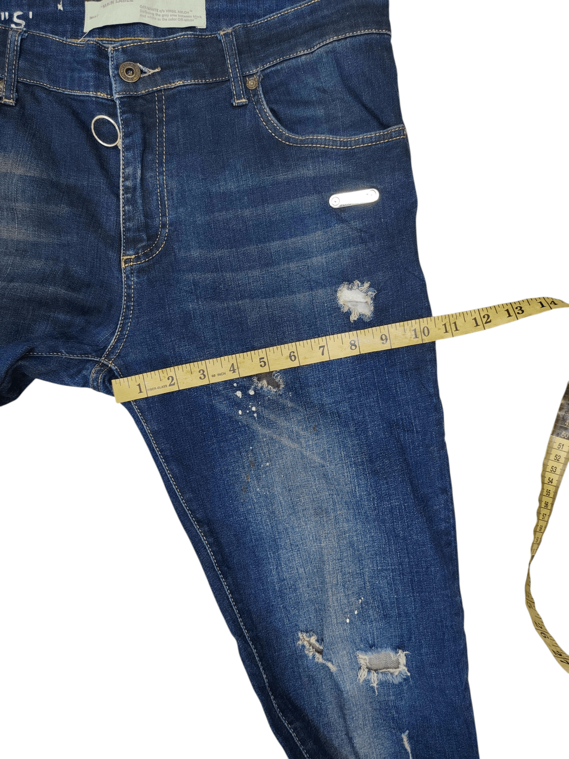 Off-White Off-White Distressed Jeans Size US 34 / EU 50 - 17 Thumbnail