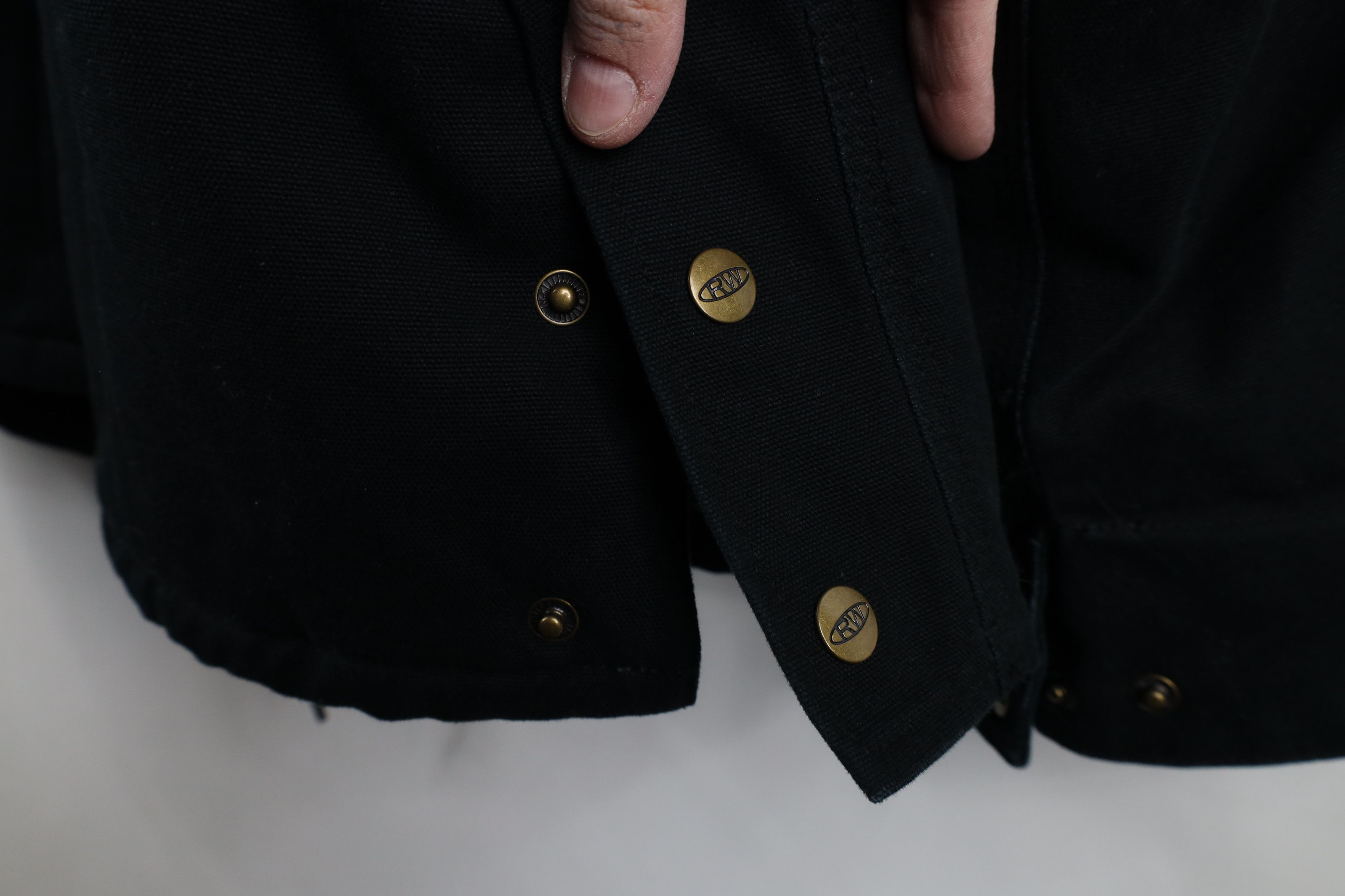 Vintage Vintage Y2K Streetwear Lined Canvas Chore Barn Jacket Black Size US XL / EU 56 / 4 - 12 Thumbnail
