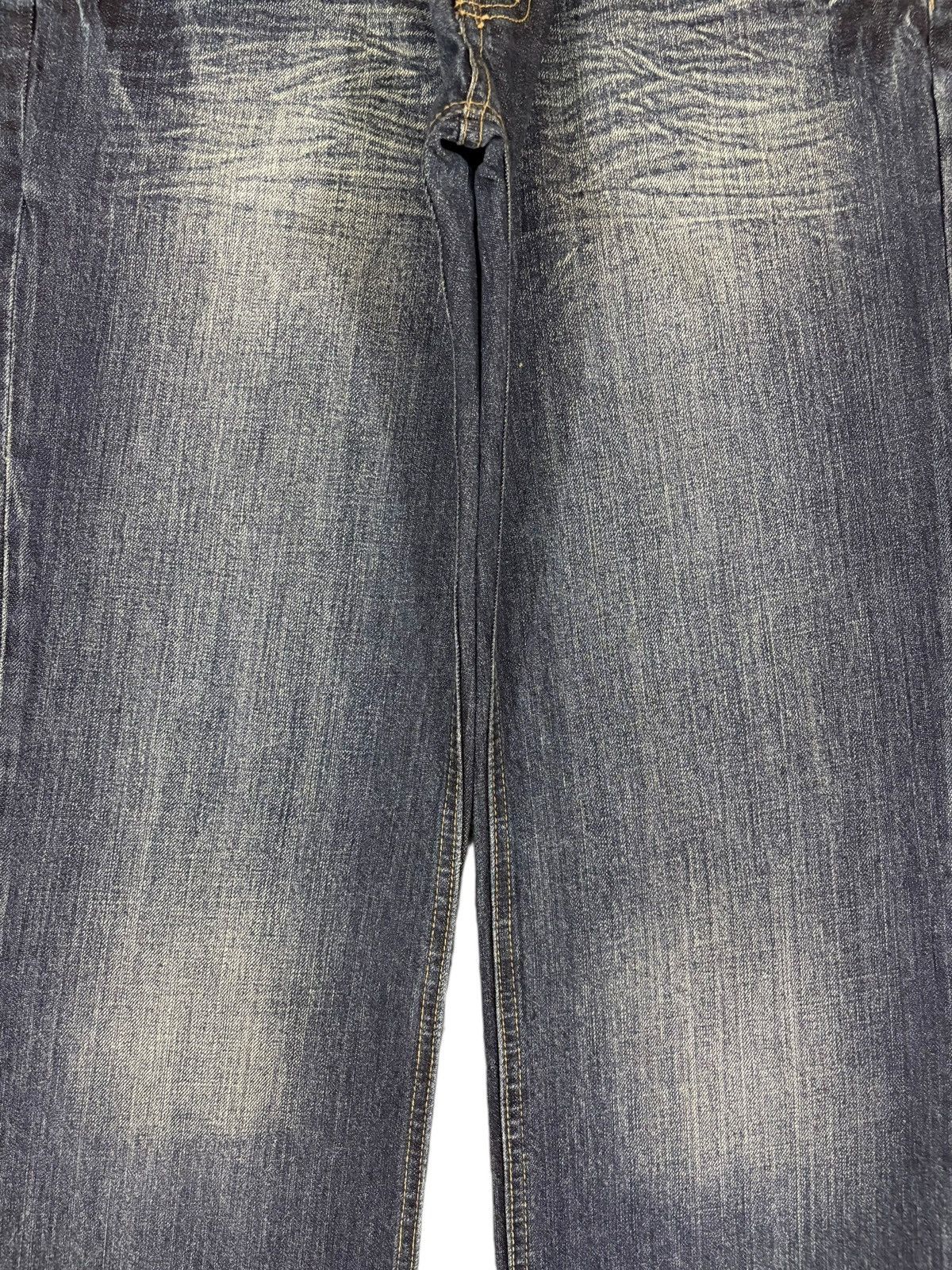 Japanese Brand Vintage Nylaus Faded Wash Multi Pocket Loose Baggy Jeans Size US 31 - 5 Thumbnail