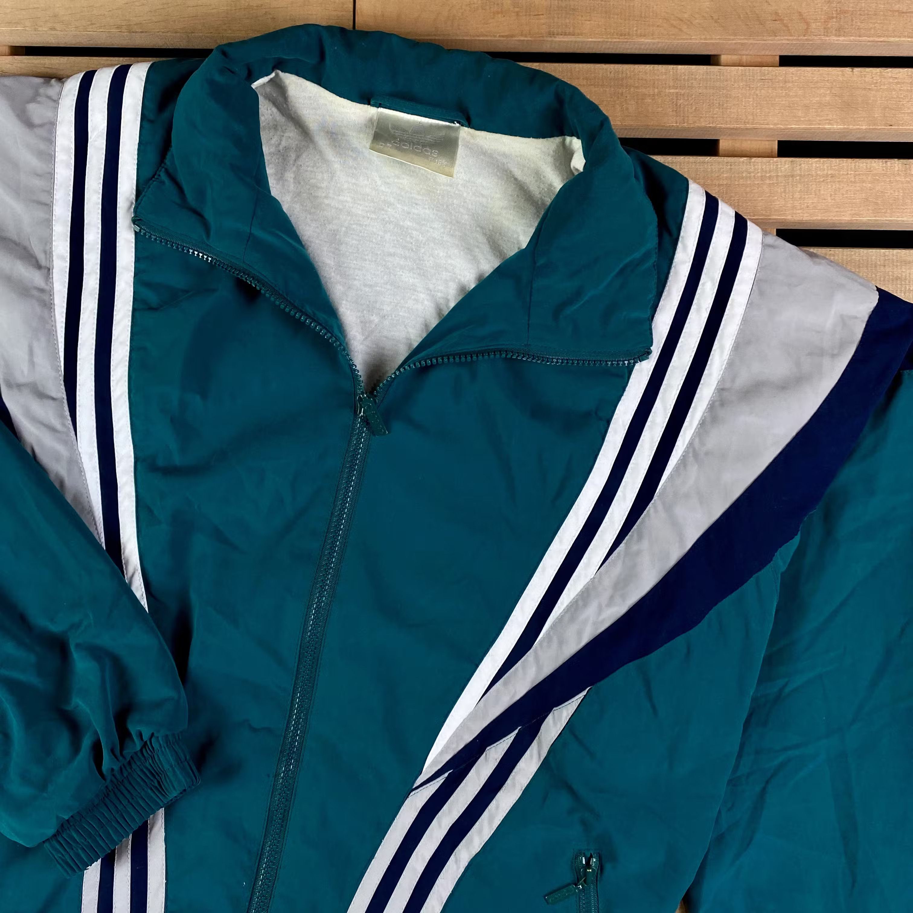 Adidas × Vintage Mens Bomber Jacket Adidas Originals Vintage Size L Size US L / EU 52-54 / 3 - 2 Thumbnail