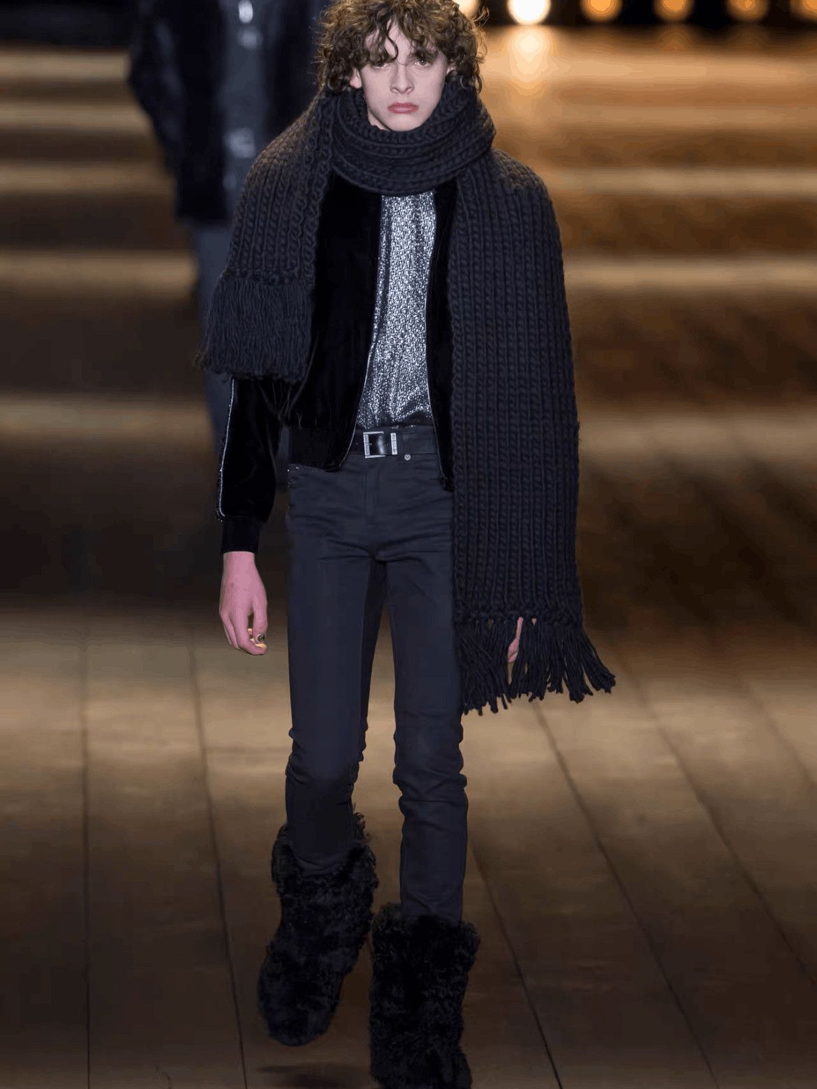 Saint Laurent Paris Saint Laurent Paris 18AW Elastic Denim-2508 Size US 30 / EU 46 - 7 Thumbnail