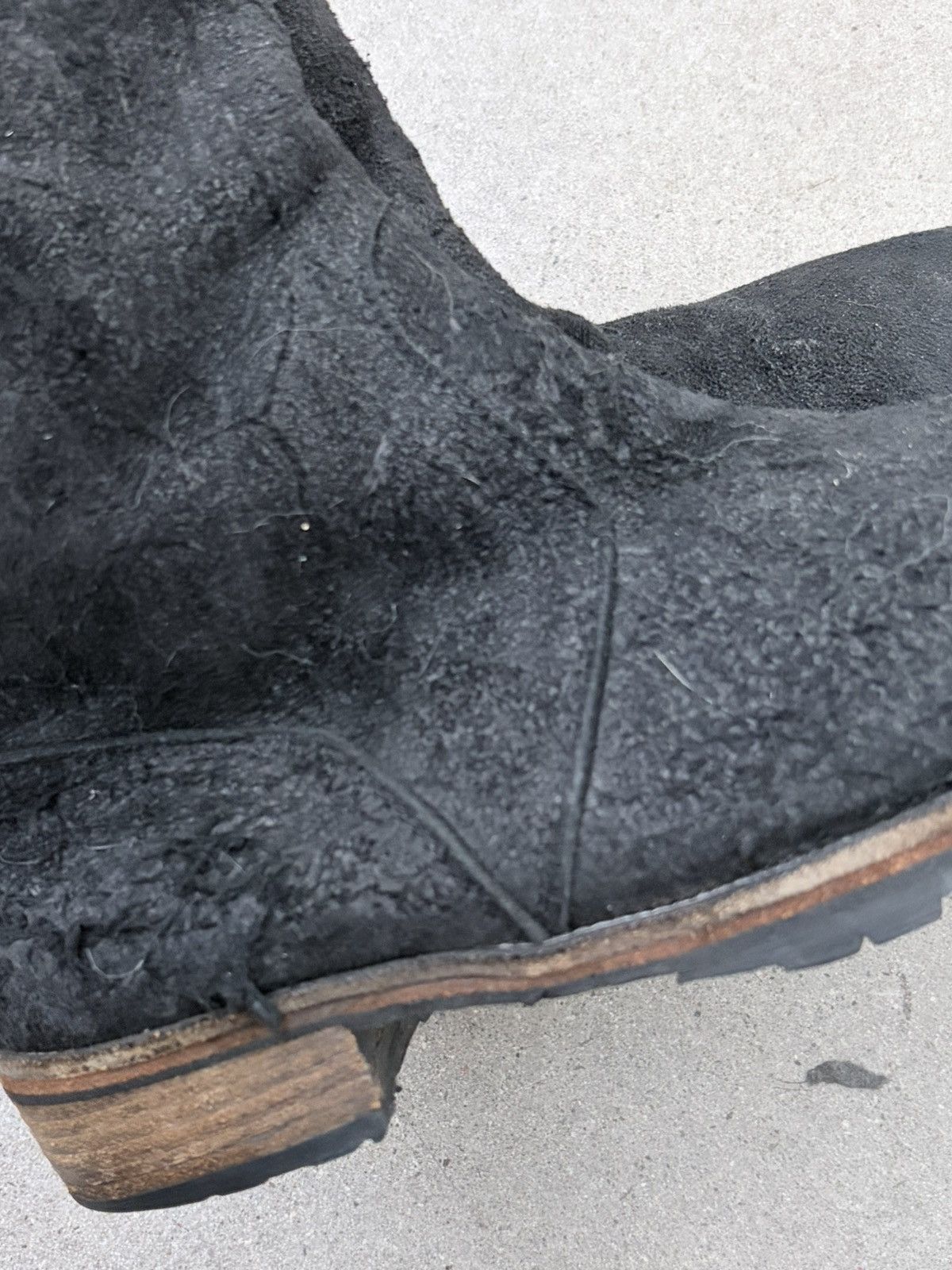 Rick Owens suede pull up ankle boot Size US 7 / IT 37 - 8 Thumbnail