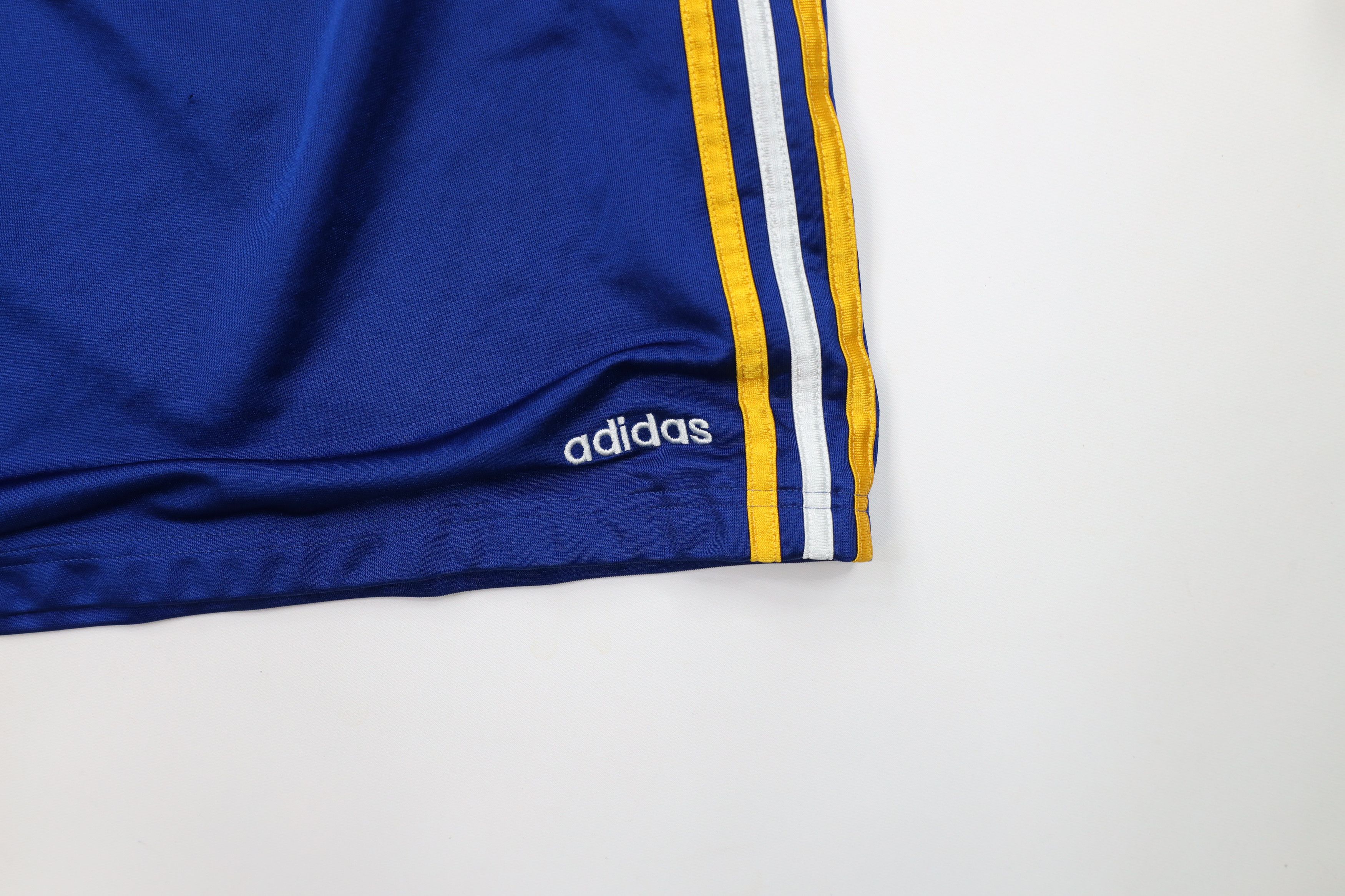 Adidas × Vintage Vintage Y2K Adidas Heavyweight Basketball Shorts Blue Size US 38 / EU 54 - 5 Thumbnail