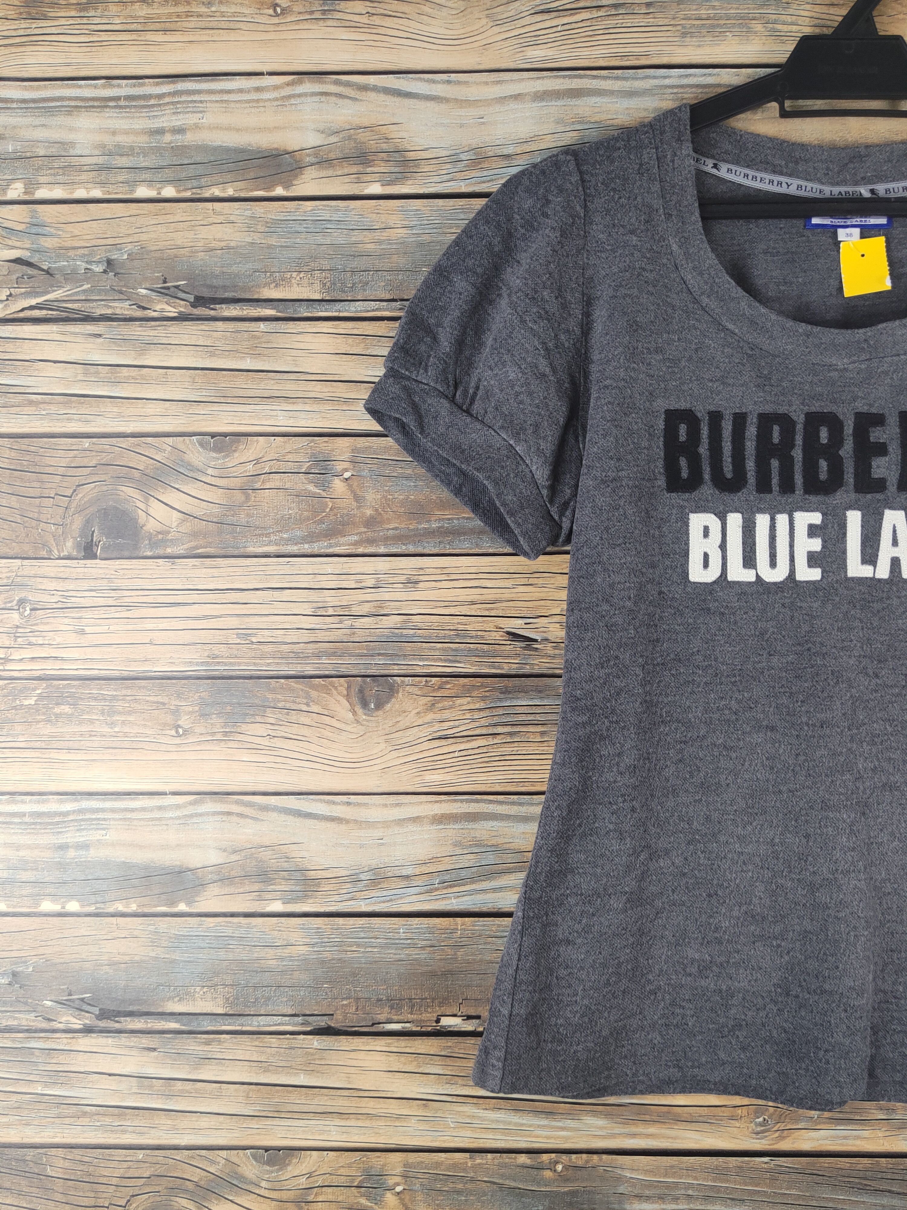 Burberry DL Burberry Dark Gray Short Sleeve T-shirt #2771 Size S / US 4 / IT 40 - 3 Thumbnail