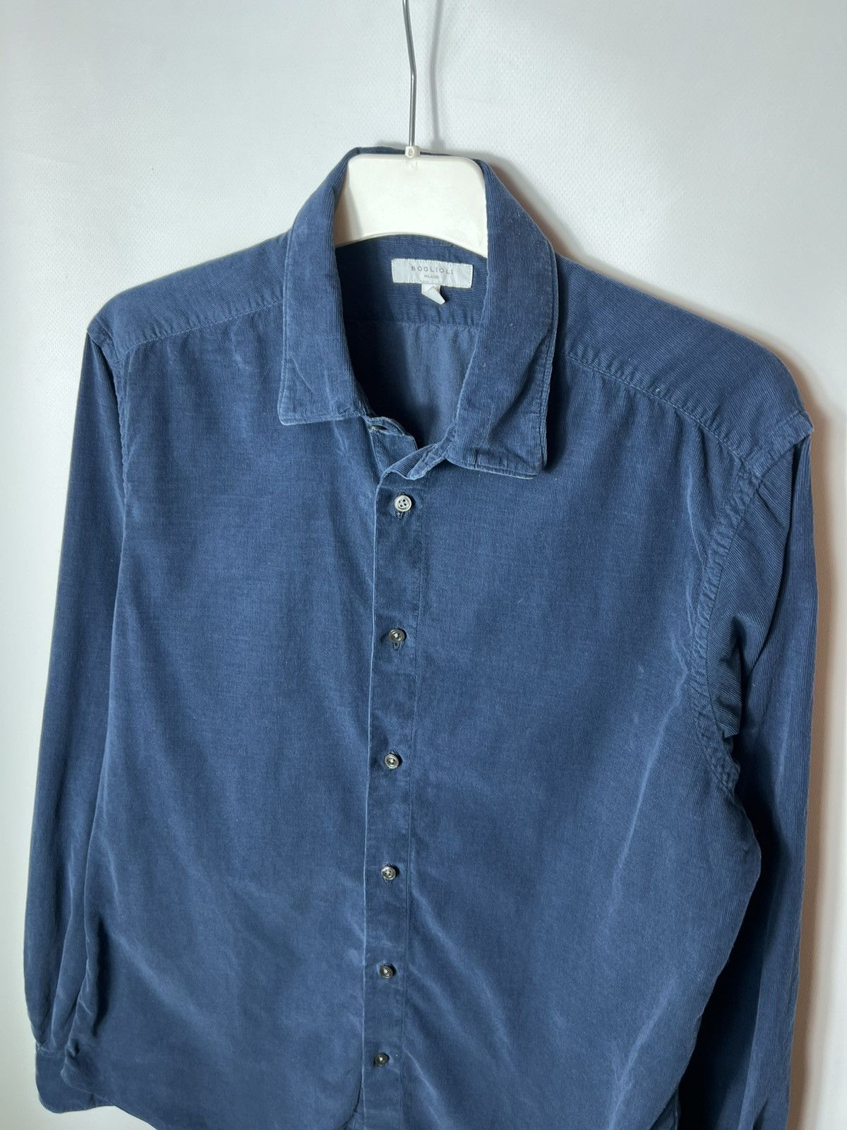 Boglioli Vintage luxury Boglioli Velvet Button Up Shirt Size 42/16.5 Size US M / EU 48-50 / 2 - 2 Thumbnail