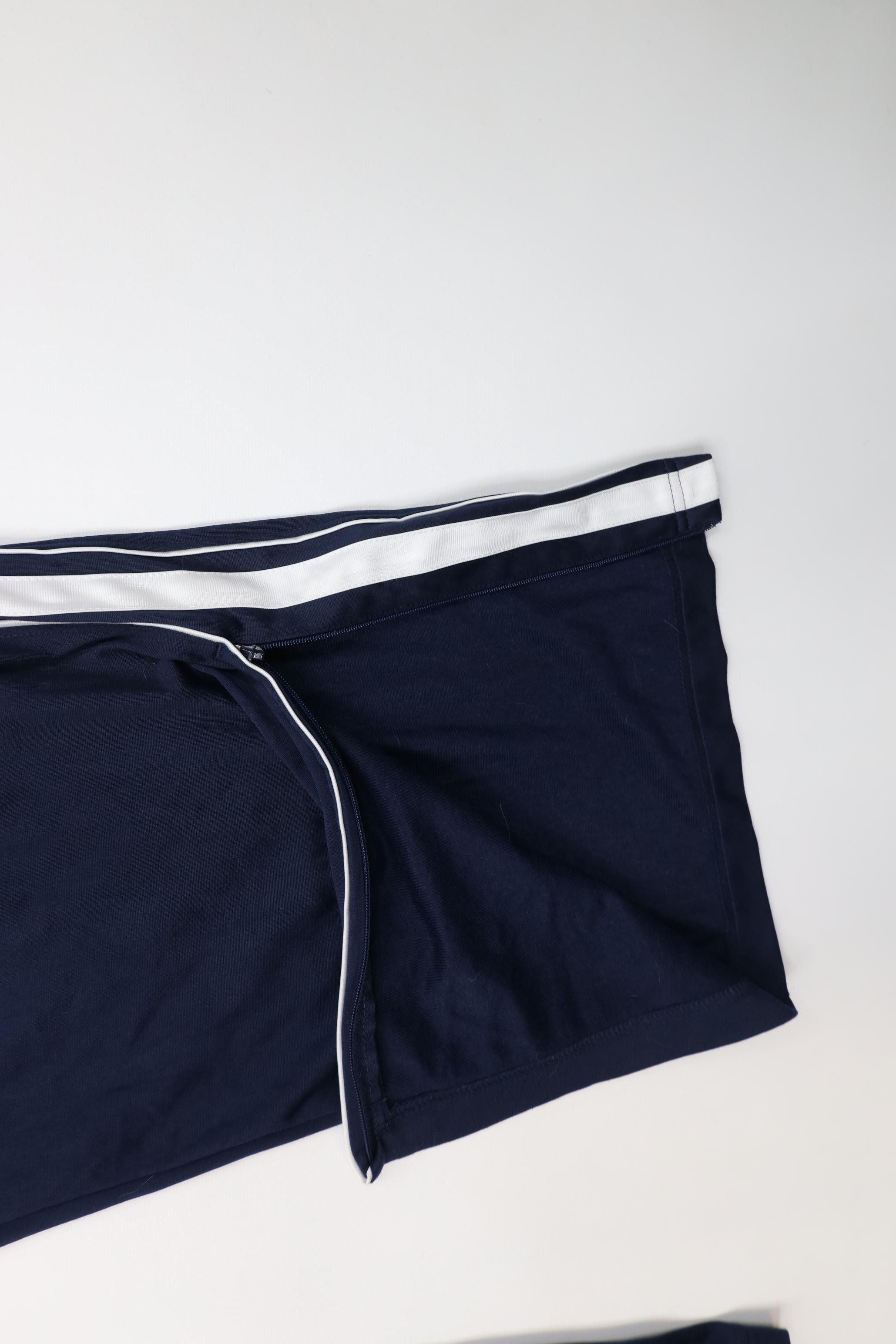 Nike Vintage Y2K Nike Scott Mini Swoosh Wide Leg Sweatpants Blue Size US 36 / EU 52 - 6 Thumbnail