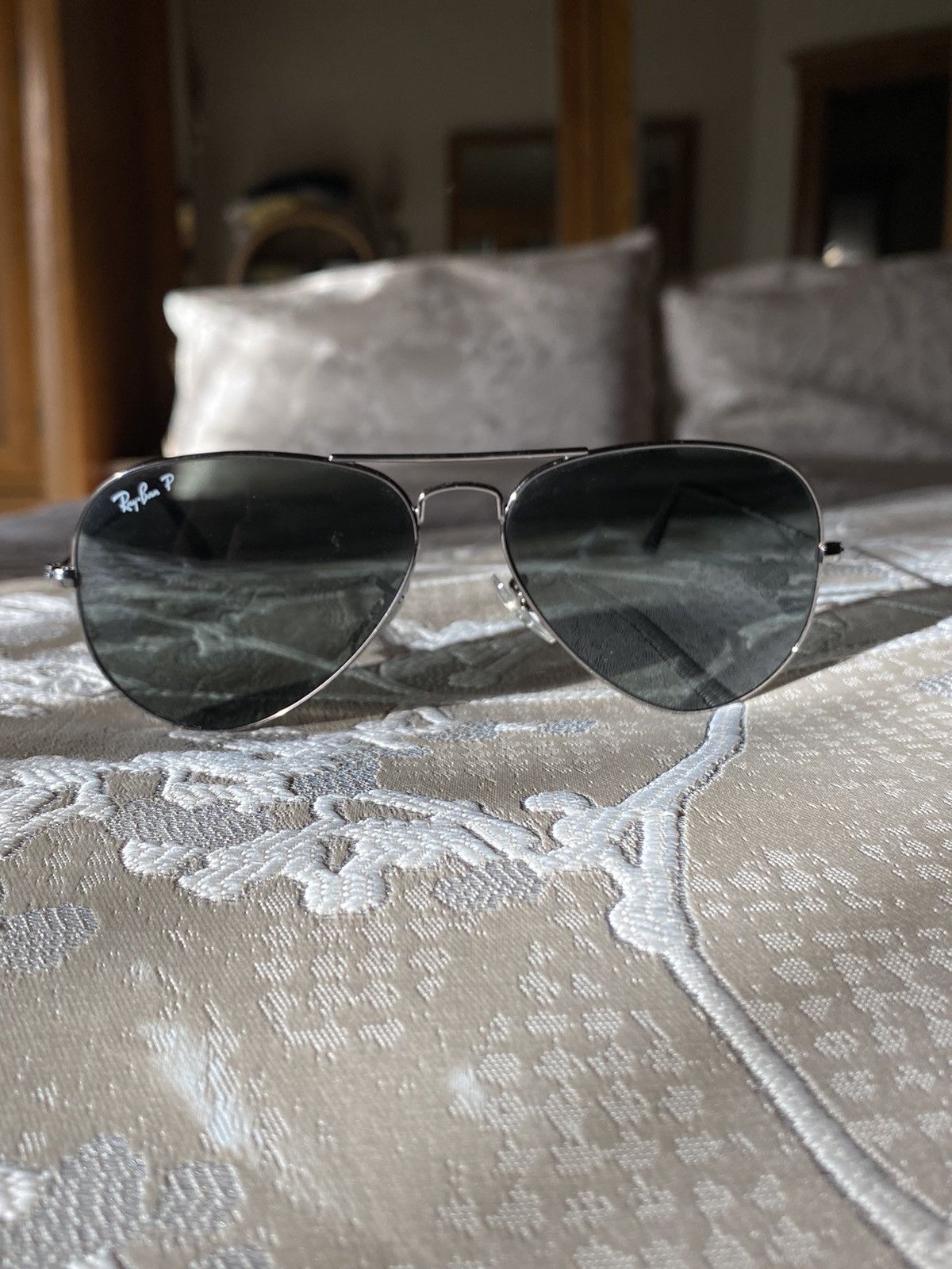 image of Rayban Ray Ban Aviator’S Black Polarized, Men's