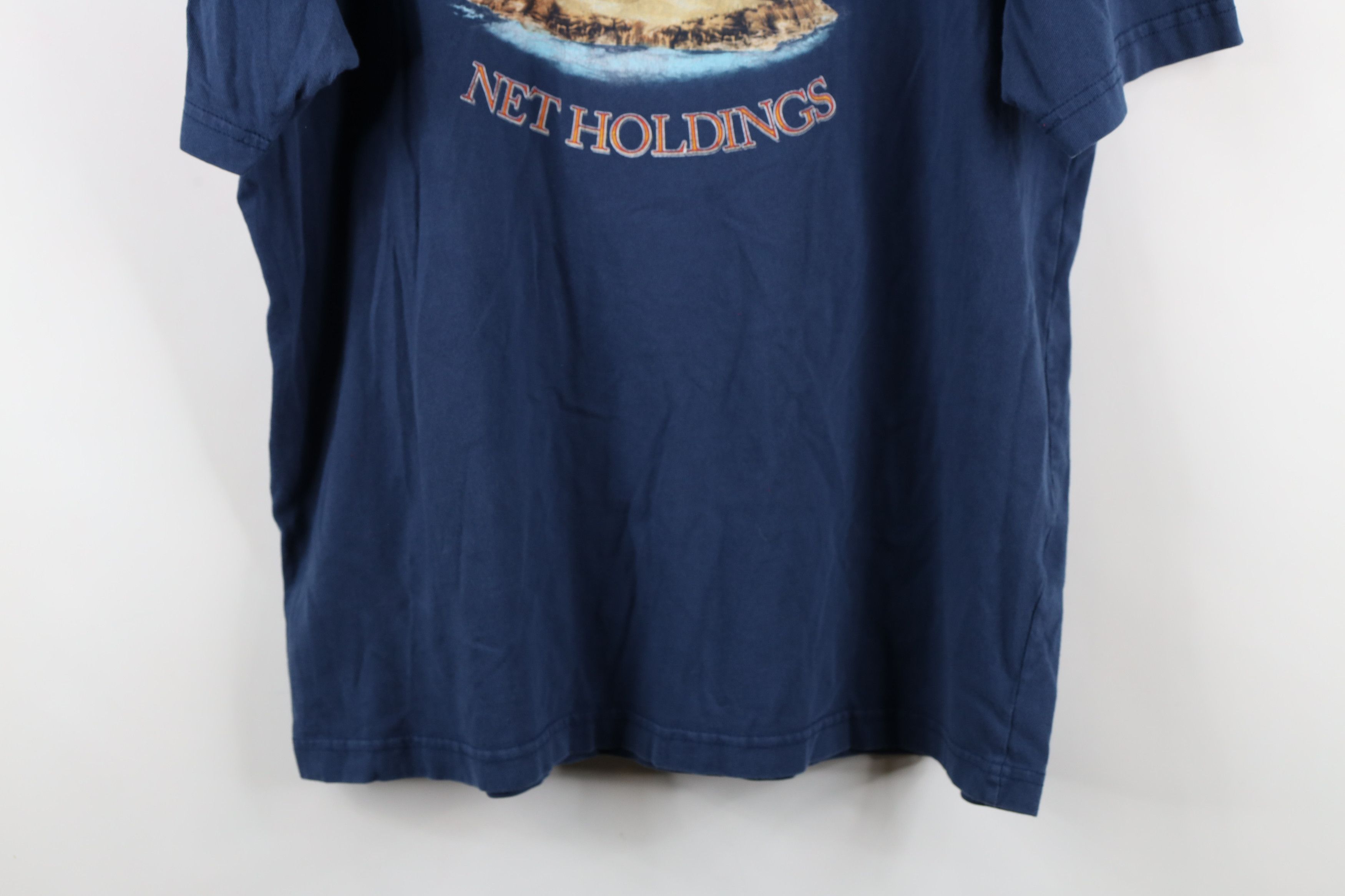 Tommy Bahama × Vintage Vintage Tommy Bahama Relax Out Net Holdings Hammock T-Shirt Size US L / EU 52-54 / 3 - 10 Thumbnail