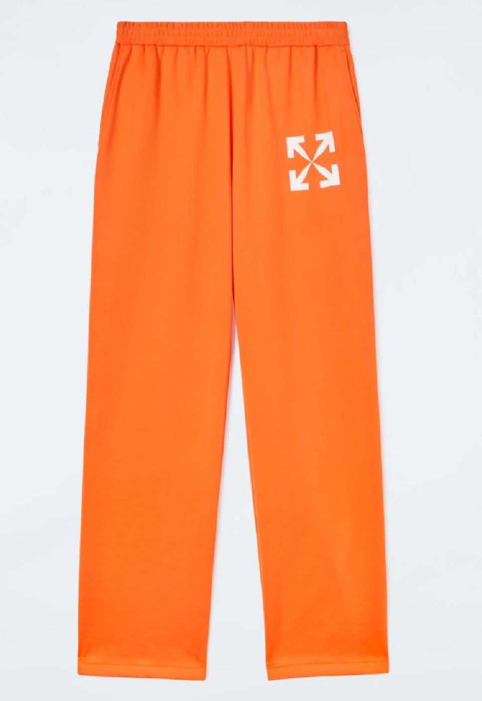 image of Off White Off-White Arrow Logo Track Pants Orange Size L, Men's