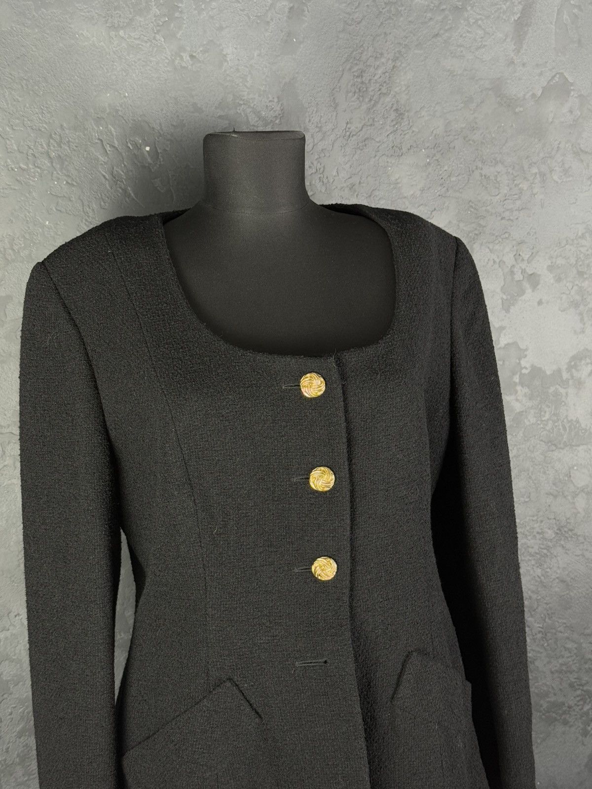 Celine Archive Celine Wool Blazer Vintage Size L / US 10 / IT 46 - 2 Thumbnail