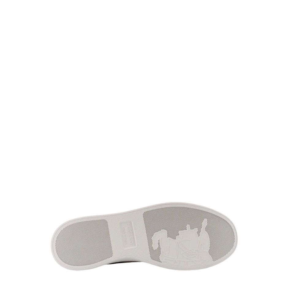 Burberry BURBERRY Beige Canvas Ceckered Sneakers New & Authentic (Men Size US 10 / EU 43 - 4 Thumbnail