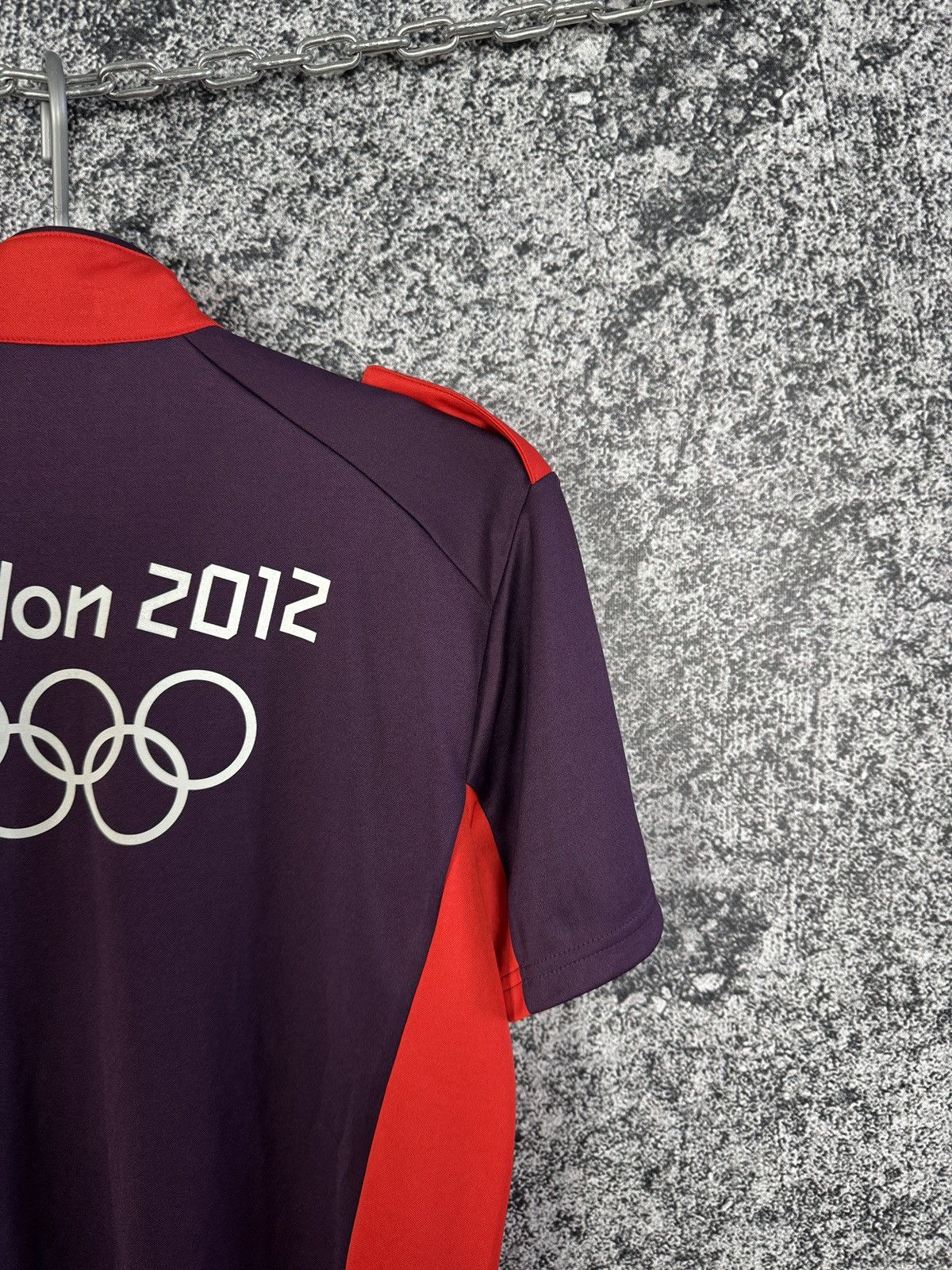 Adidas Men’s Adidas London 2012 Olympic Games 1/4 Zip Polo Shirt XS Size US XS / EU 42 / 0 - 12 Thumbnail