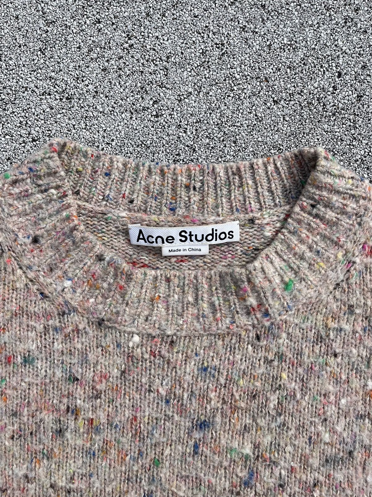 Acne Studios Acne Studios Specked Wool Knit Sweater Size US M / EU 48-50 / 2 - 3 Thumbnail