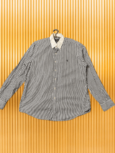 Other Vintage Two Tone Stripe Pattern Button Up Shirt Size L Size US L / EU 52-54 / 3 - 1 Thumbnail