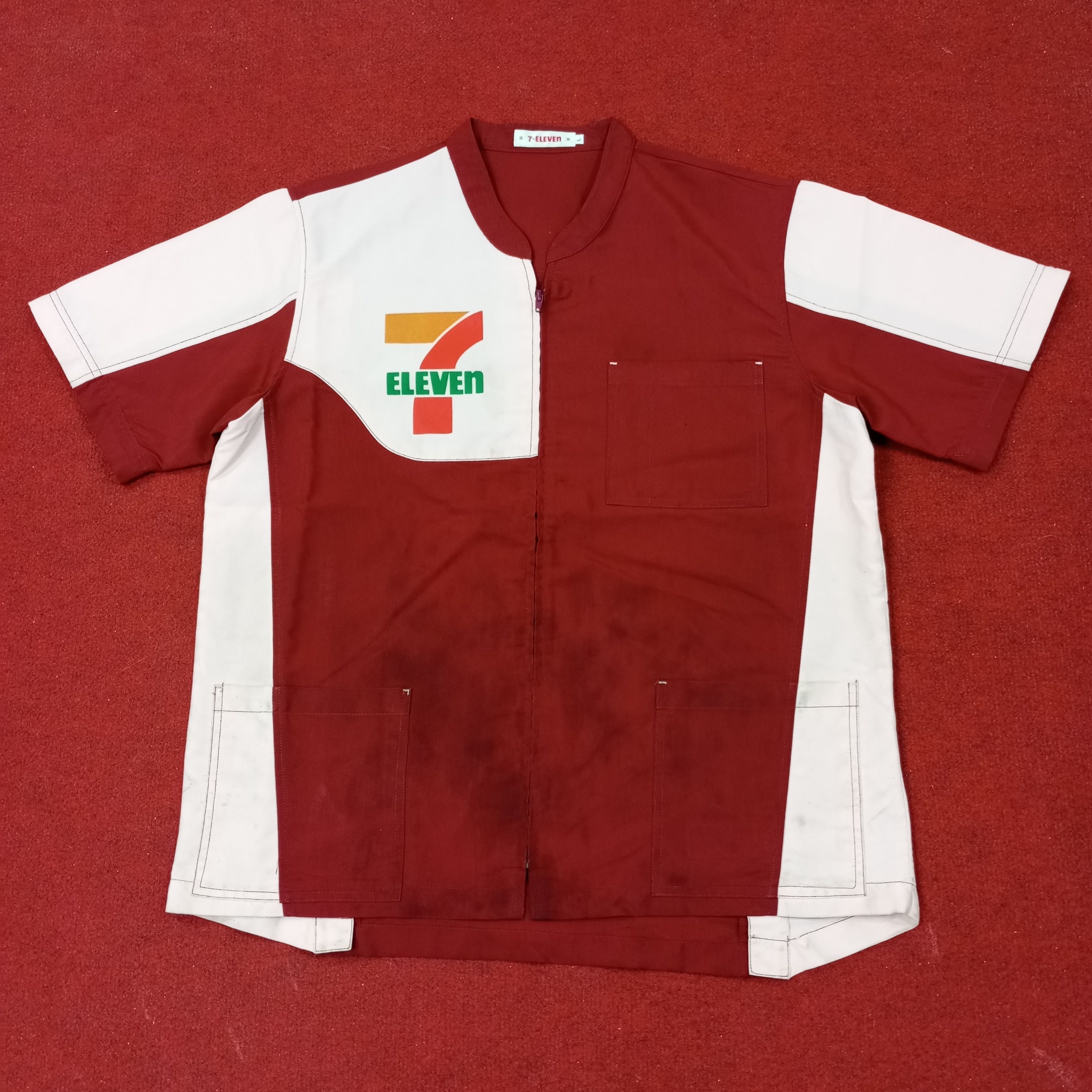 Japanese Brand 7 Eleven Japanese Workwear Jacket c239n31 Size US L / EU 52-54 / 3 - 1 Thumbnail