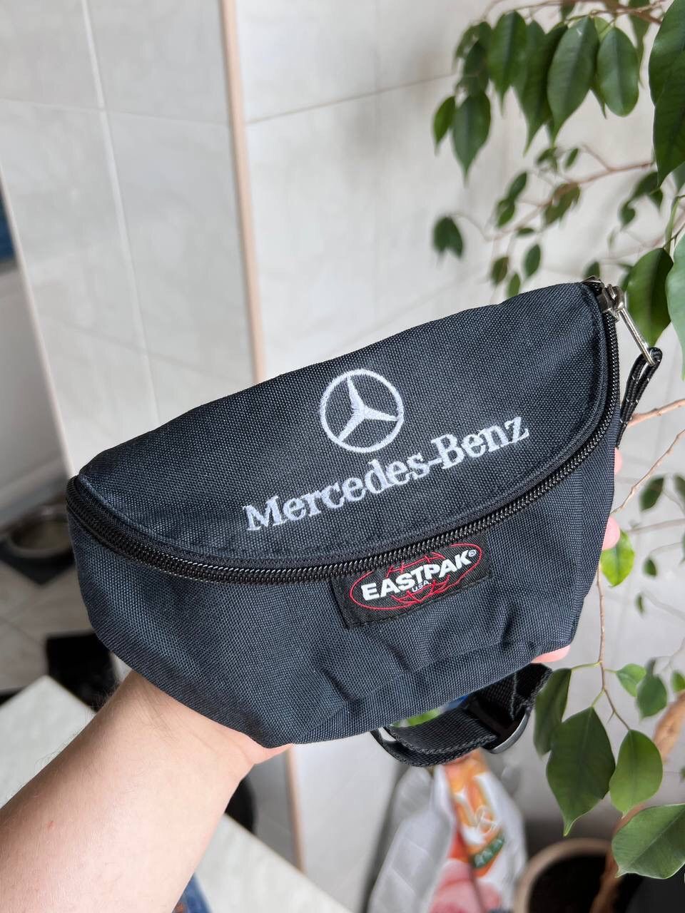 Outdoor Life x Racing Mercedes Benz Vintage Belt Bag Messenger Gorpcore Y2K Racing in Blue, Men's