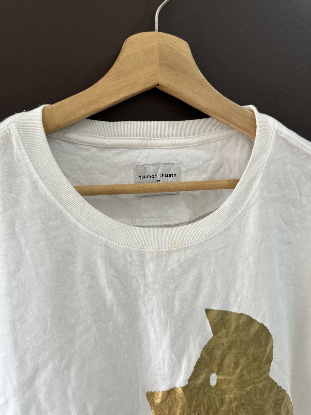 Issey Miyake × Tsumori Chisato AW20 Tsumori Chisato x Niko And… Gold Cat T-Shirt Size US L / EU 52-54 / 3 - 12 Thumbnail