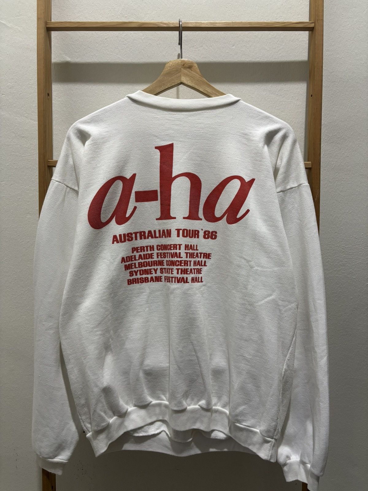 Band Tees Vintage 80s A-ha Band Australian Tour Sweatshirt Size US L / EU 52-54 / 3 - 3 Thumbnail