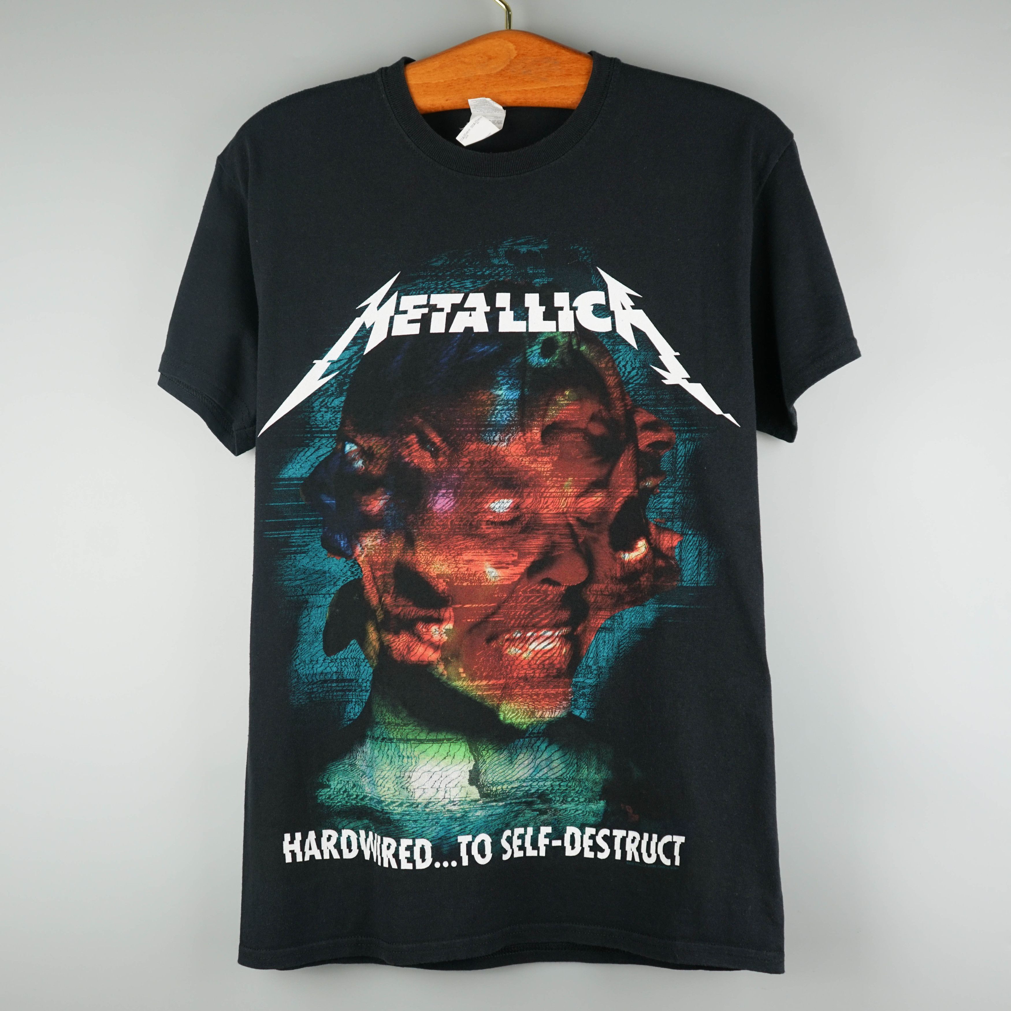 Band Tees × Vintage Vintage 2016 Metallica T-Shirt Hardwired Size US M / EU 48-50 / 2 - 1 Thumbnail