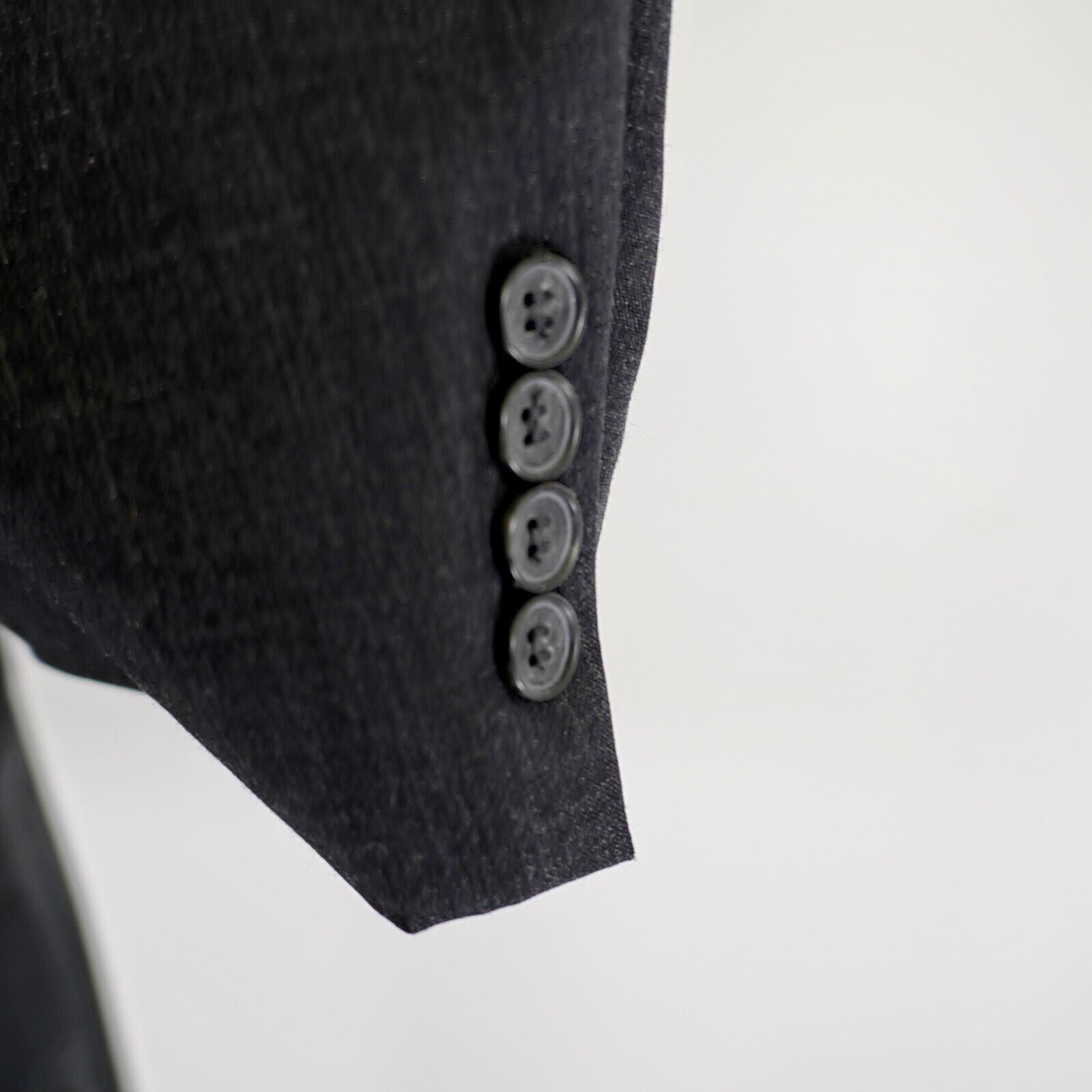 Dior Christian Dior Monsieur 40R Gray Wool Blazer 2 Button Constr Size 40R - 3 Thumbnail