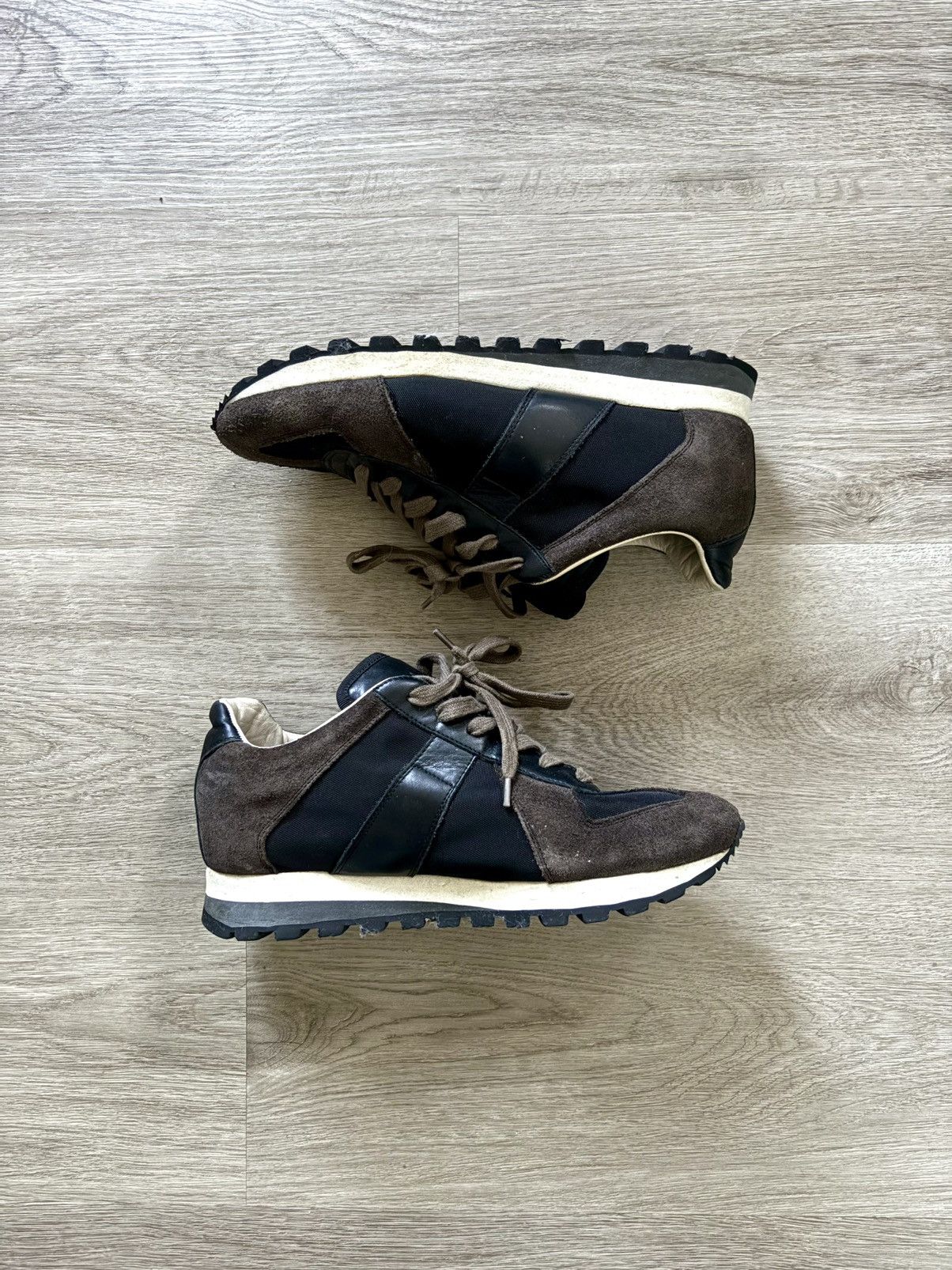 Maison margiela retro runner sneakers clearance