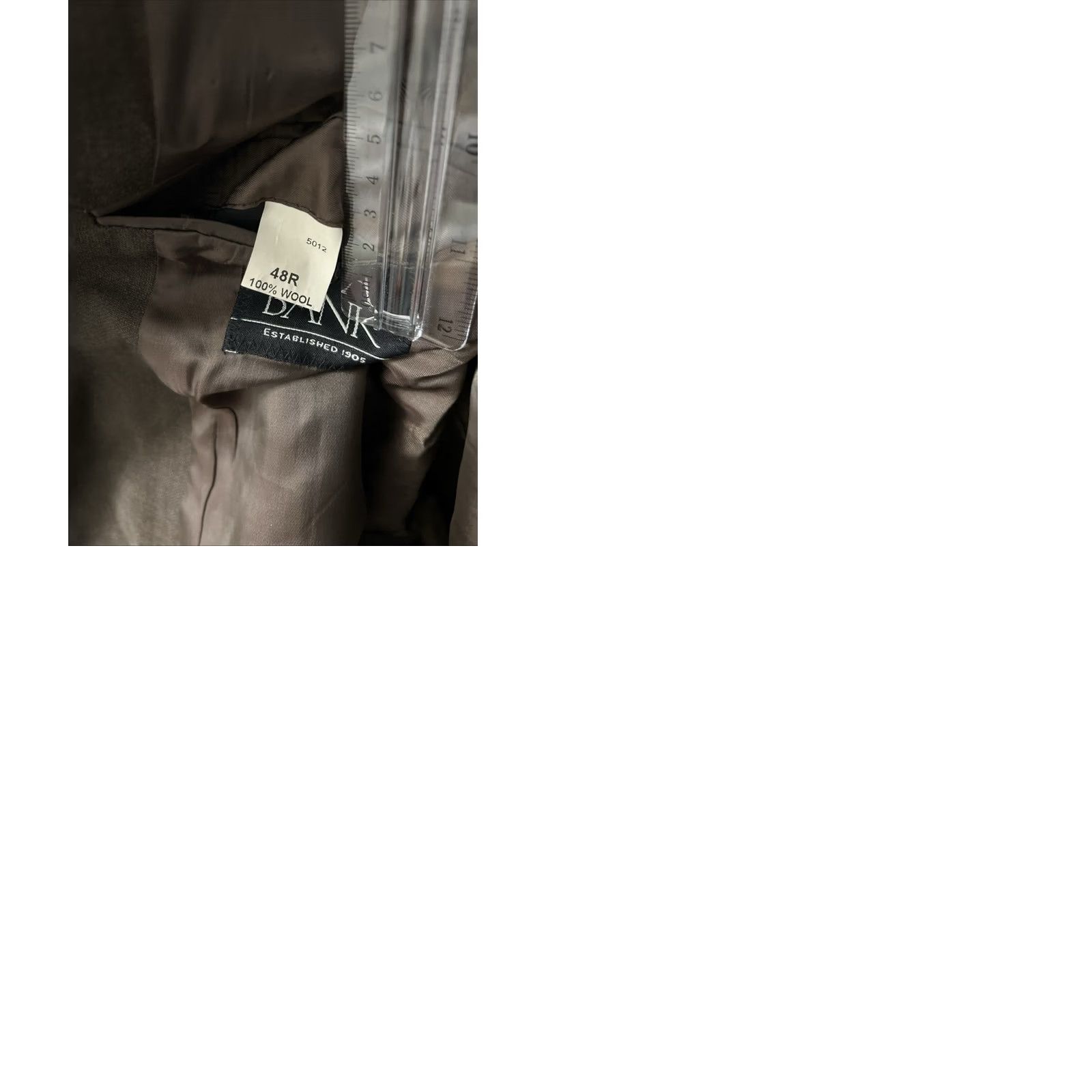 Jos. A. Bank Jos. A. Bank Blazer Mens 48R Brown 100% Wool 2 Button Sport Coat Jacket Size 48R - 9 Thumbnail