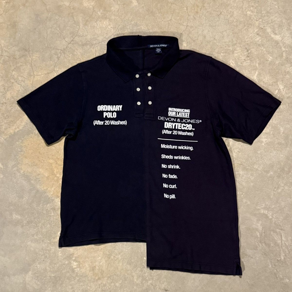 Vintage Crazy Vintage Salesman Sample Split Seam Polo Collared Shirt Size US L / EU 52-54 / 3 - 1 Thumbnail