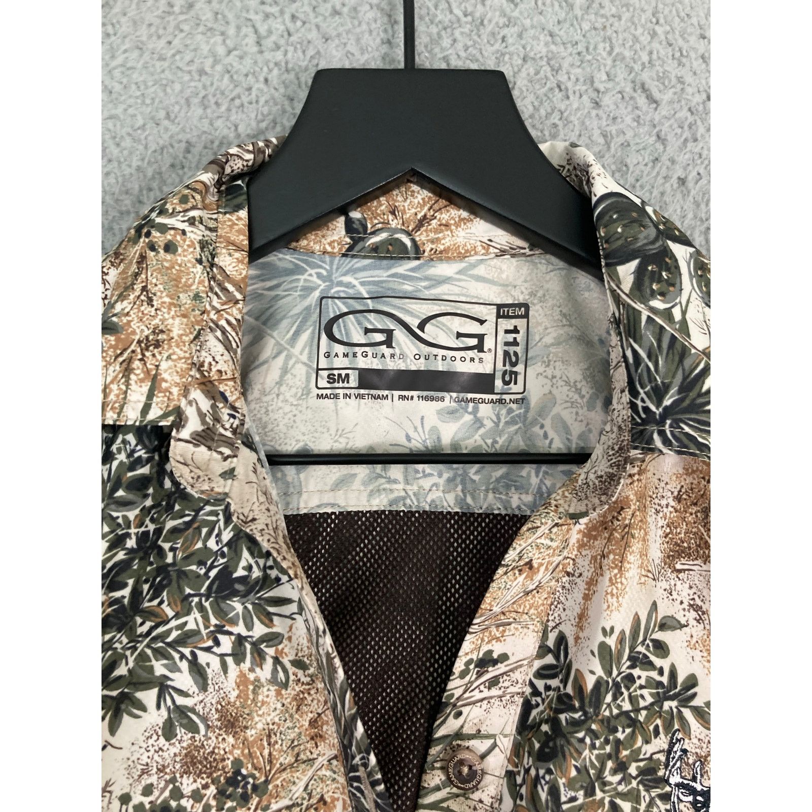 Other GameGuard Men's Camouflage Button-Up Shirt Size S Size US S / EU 44-46 / 1 - 6 Thumbnail